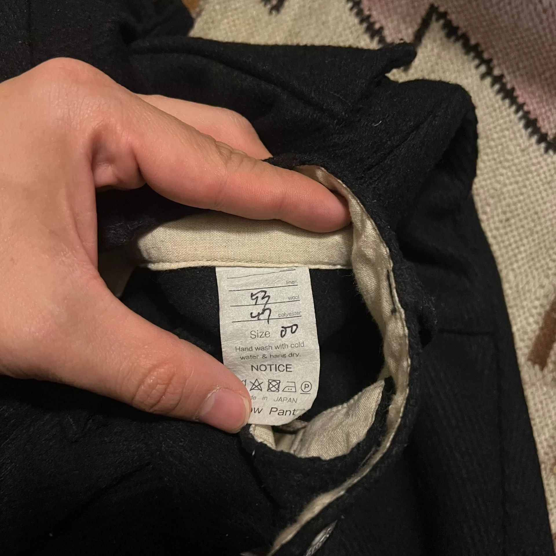 Vintage Black Willow Pants for Stylish Outfits Size US 32 / EU 48 - 6 Thumbnail