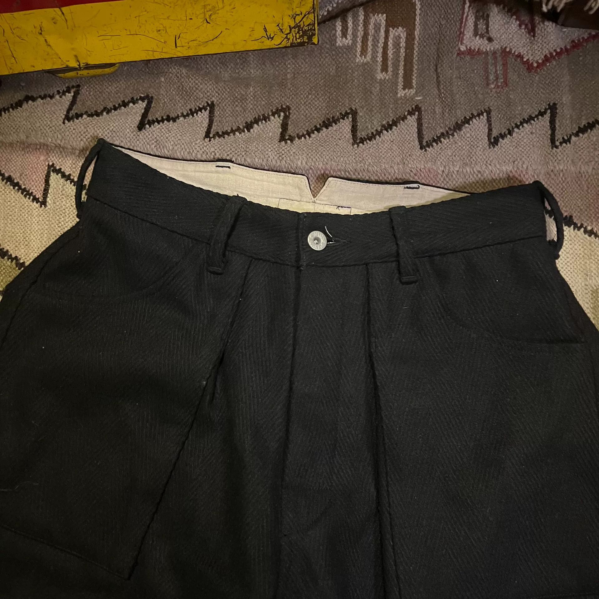 Vintage Black Willow Pants for Stylish Outfits Size US 32 / EU 48 - 4 Thumbnail