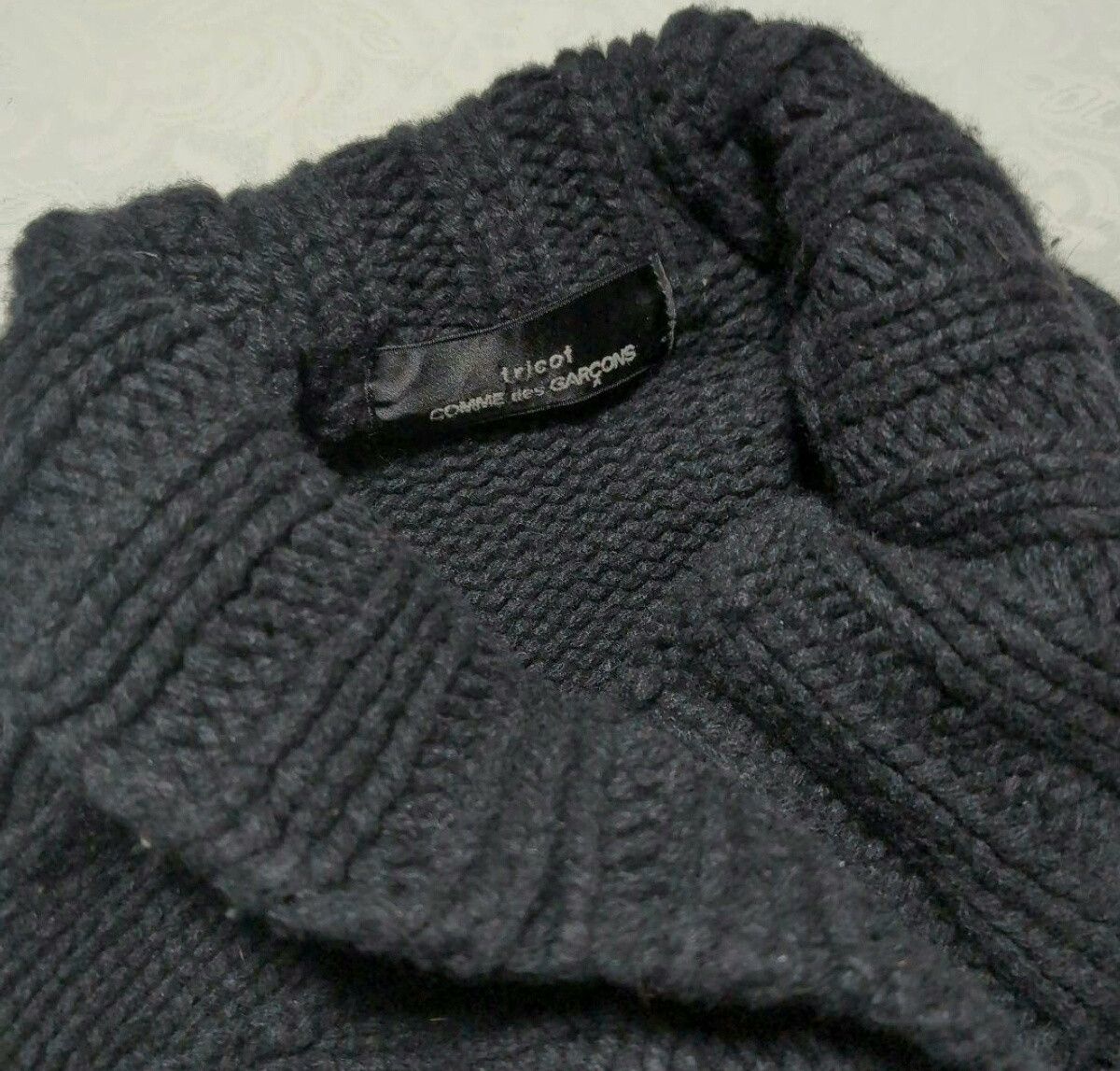 Comme des Garcons Comme des Garçons Black Knit Cardigan Size M / US 6-8 / IT 42-44 - 6 Thumbnail