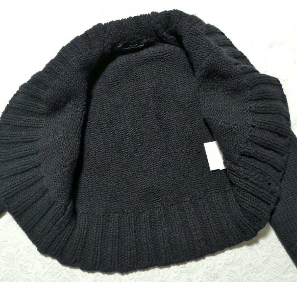 Comme des Garcons Comme des Garçons Black Knit Cardigan Size M / US 6-8 / IT 42-44 - 3 Thumbnail