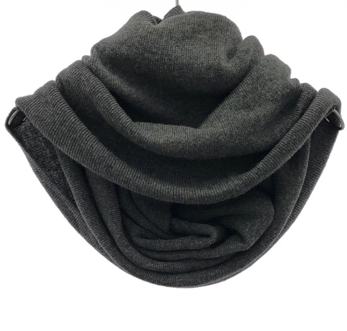 Yohji Yamamoto YOHJI YAMAMOTO+NOIR Gray Wool Cashmere Top Size M / US 6-8 / IT 42-44 - 2 Thumbnail