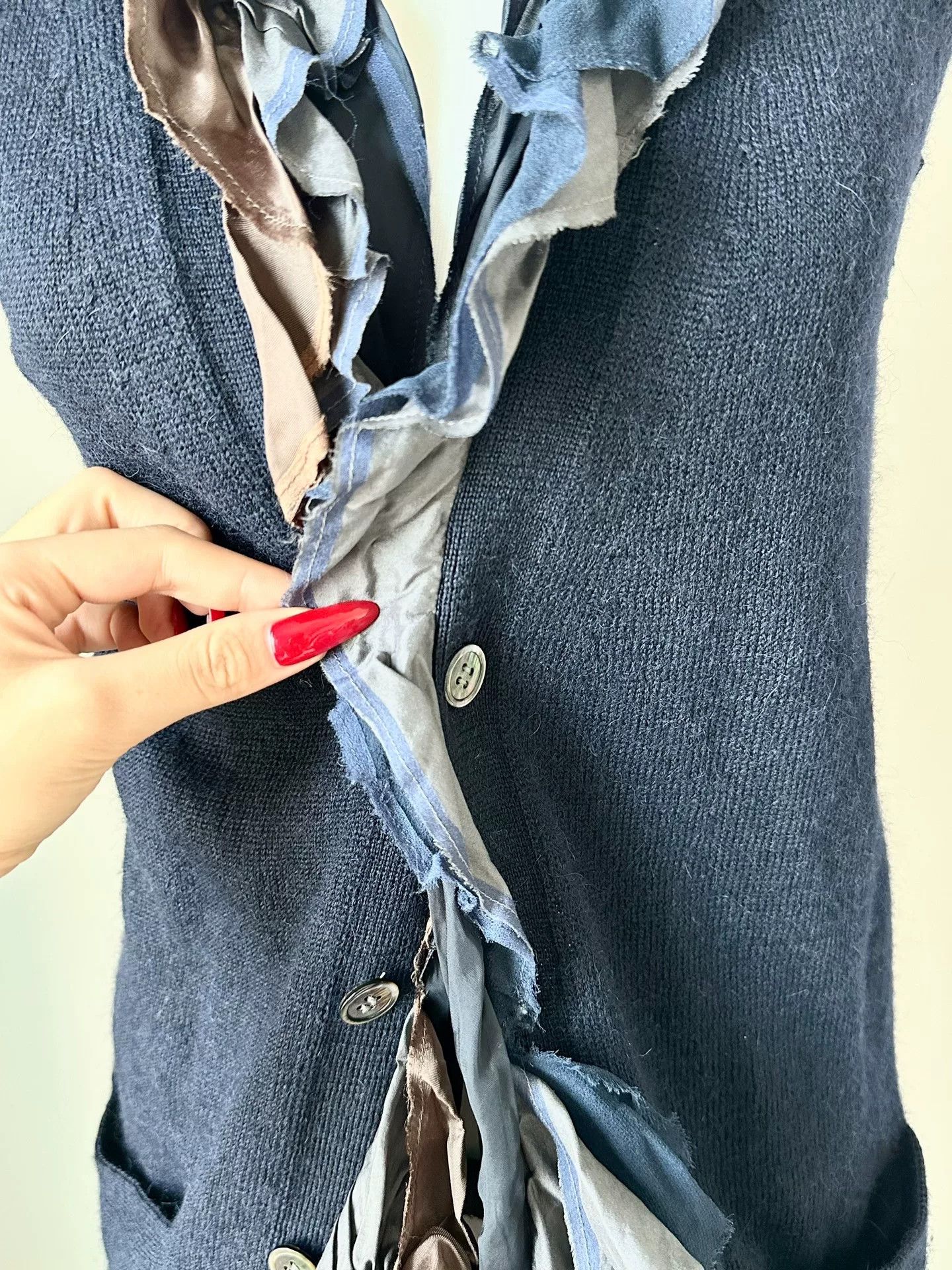 Sacai Sacai Ruffled Deconstructed Vest Size M / US 6-8 / IT 42-44 - 8 Thumbnail