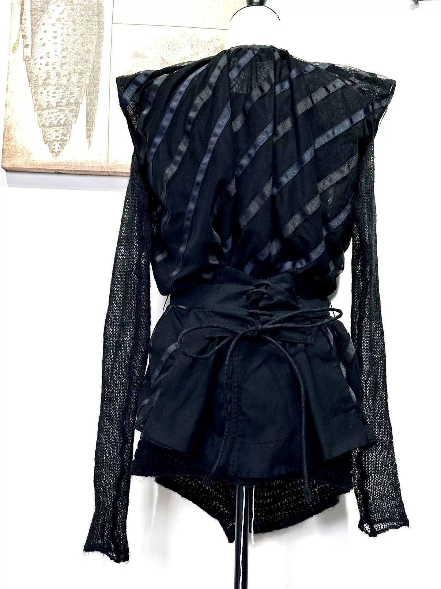 Sacai Sacai Layered Belted Vest Size S / US 4 / IT 40 - 9 Thumbnail