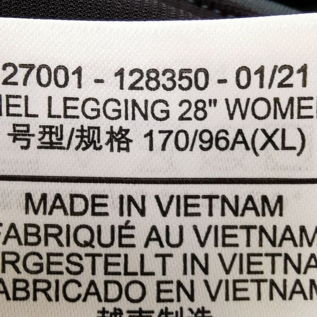 Arc'teryx Arc'teryx Black XL Logo Leggings Size 24" / US 00 / IT 34 - 14 Thumbnail