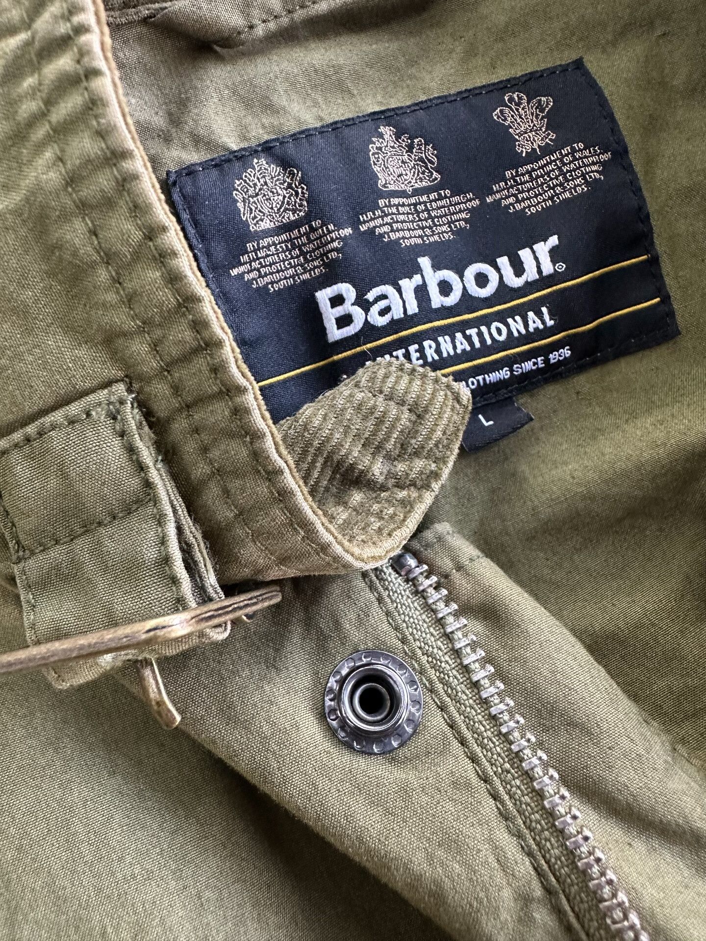 Barbour Barbour International A7 Series Jacket Size US M / EU 48-50 / 2 - 3 Thumbnail