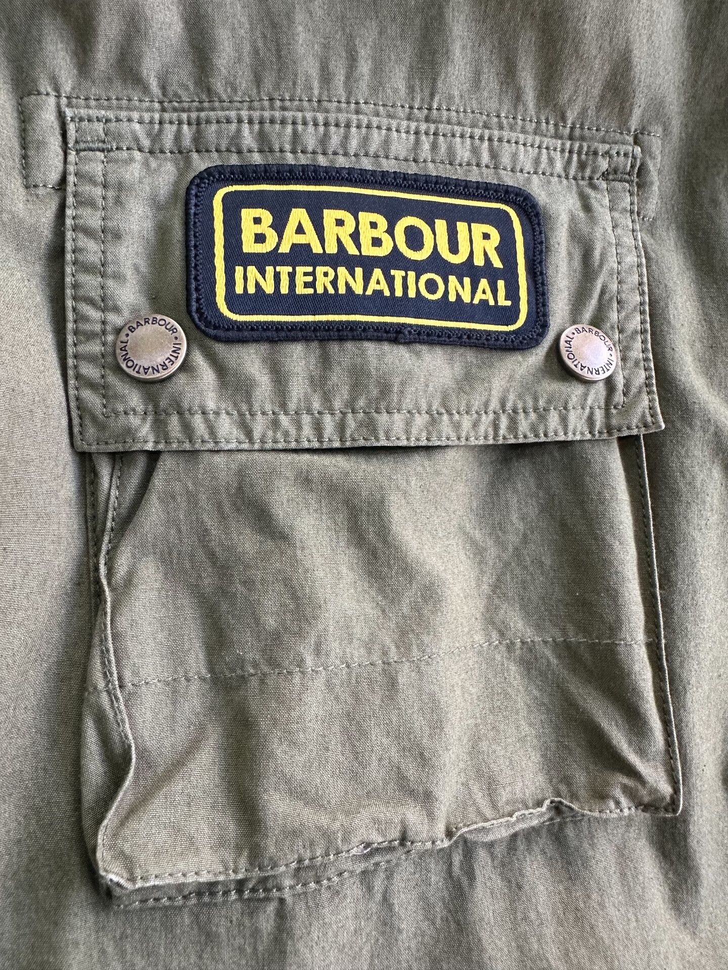 Barbour Barbour International A7 Series Jacket Size US M / EU 48-50 / 2 - 2 Thumbnail