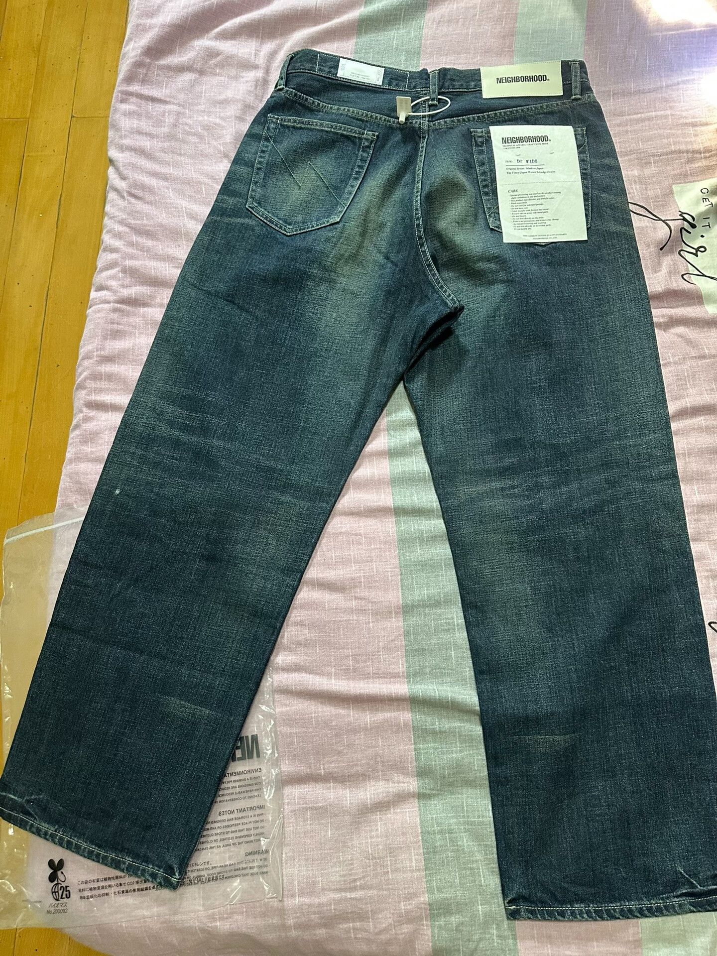 Neighborhood Neighborhood Wide-Leg Denim Jeans in Blue Size US 30 / EU 46 - 2 Thumbnail