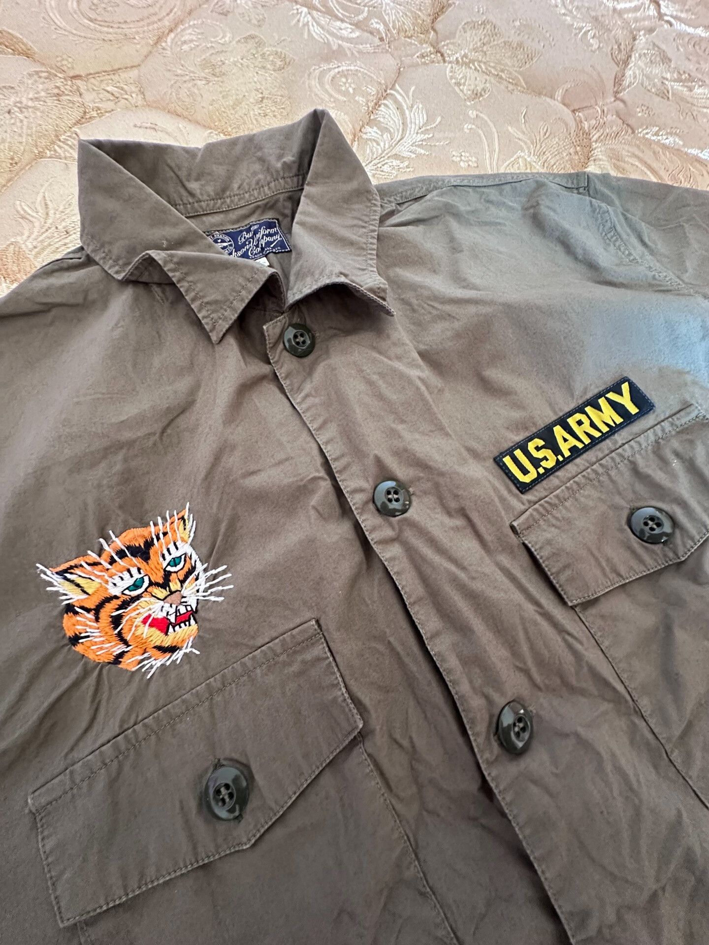 Buzz Rickson's Vintage Military Style Officers Shirt Size US M / EU 48-50 / 2 - 2 Thumbnail
