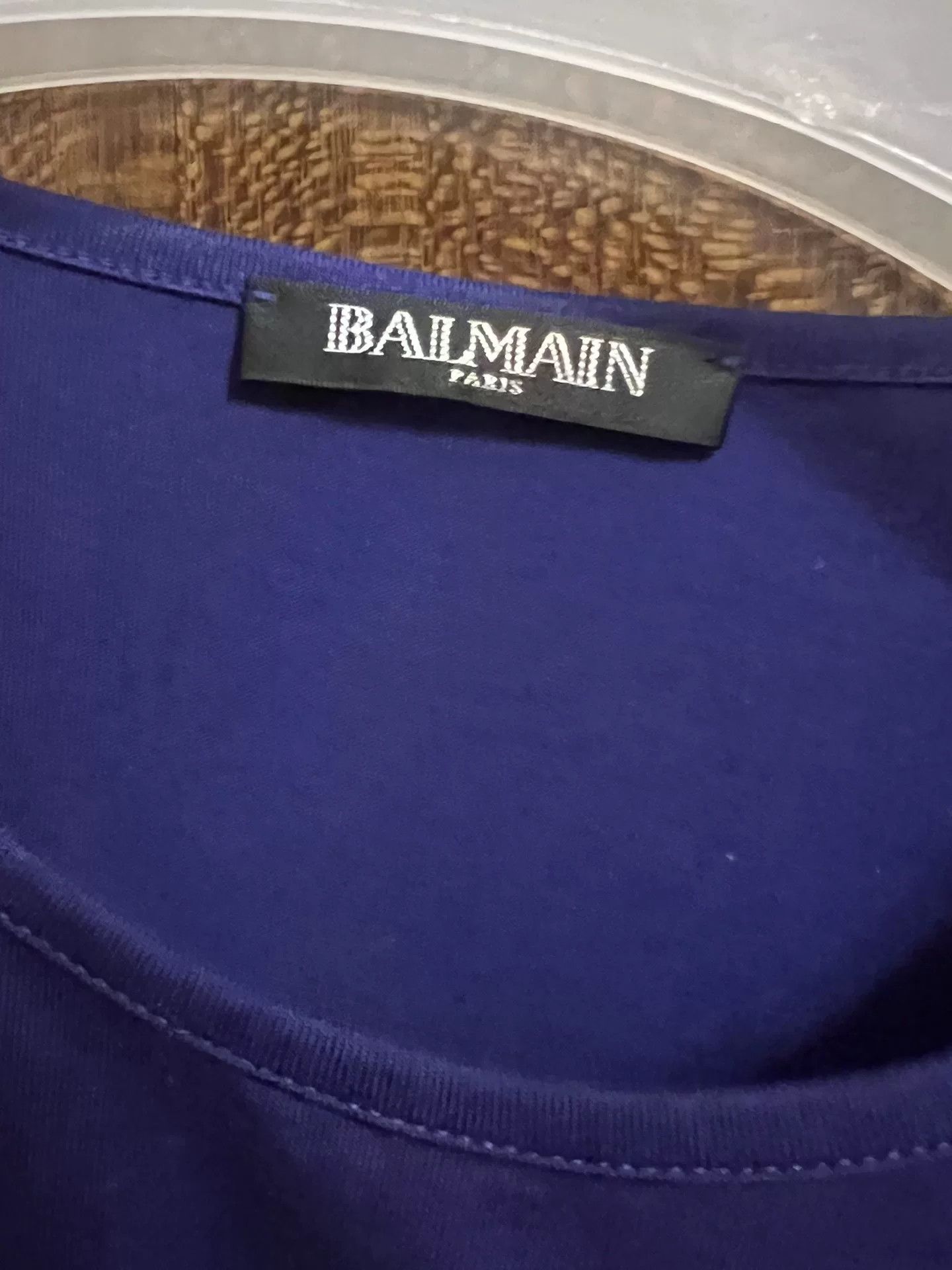 Balmain Balmain Sleeveless Top in Deep Blue Size M / US 6-8 / IT 42-44 - 4 Thumbnail