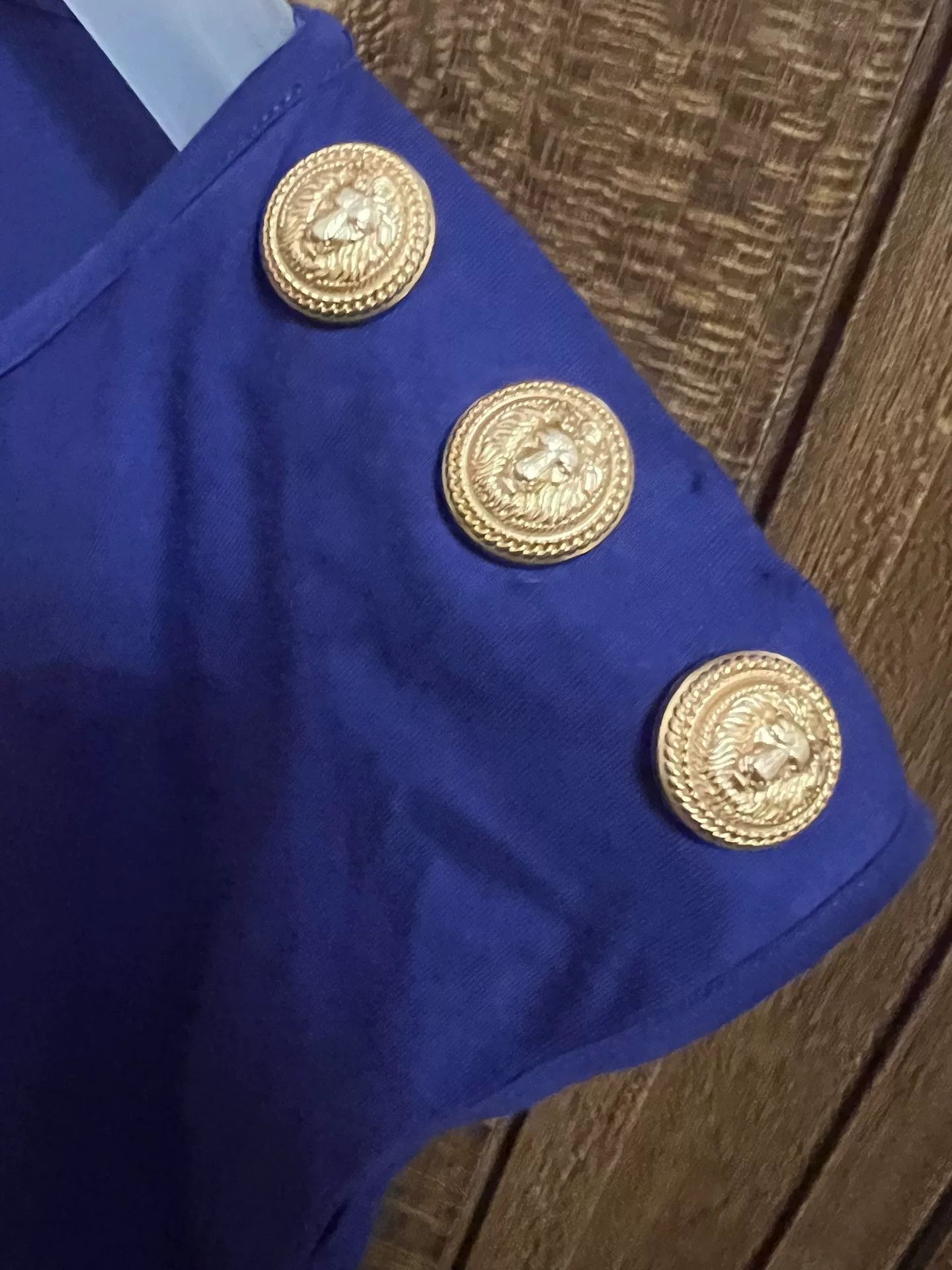 Balmain Balmain Sleeveless Top in Deep Blue Size M / US 6-8 / IT 42-44 - 3 Thumbnail