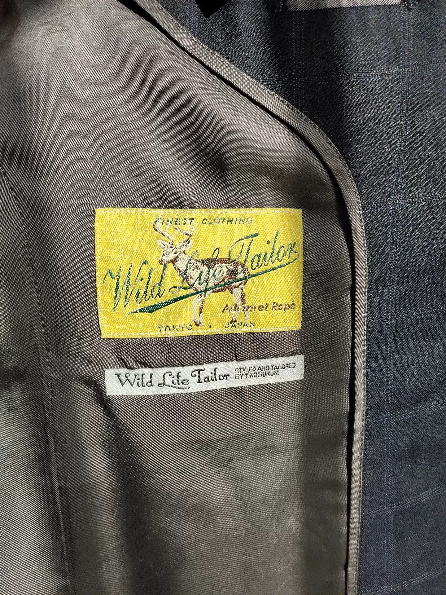 Taishi Nobukuni Custom Japanese Wool Suit by Wild Life Tailor Size US M / EU 48-50 / 2 - 5 Thumbnail