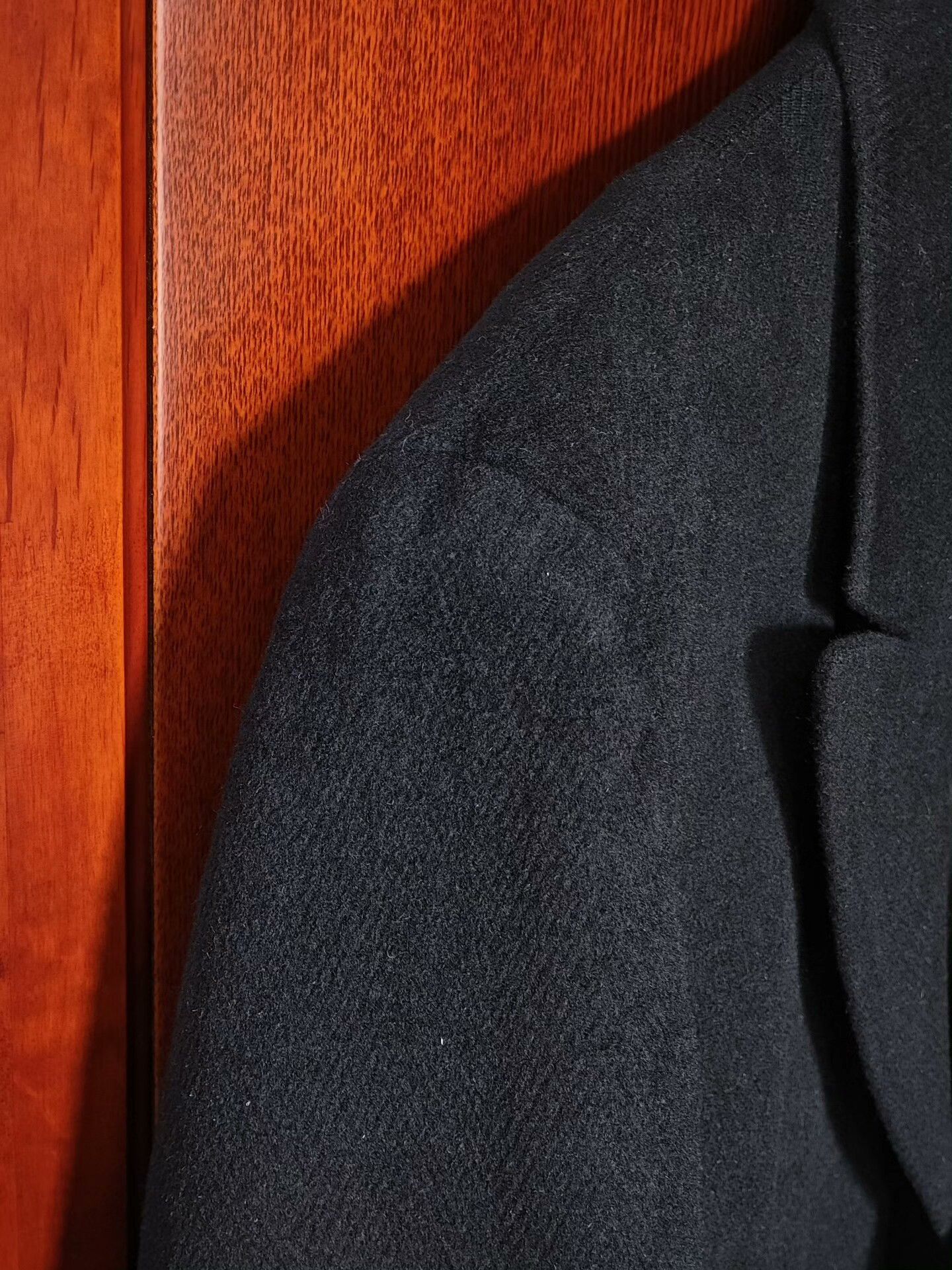 J. Press Black Angora Wool Blend Overcoat Size US M / EU 48-50 / 2 - 3 Thumbnail