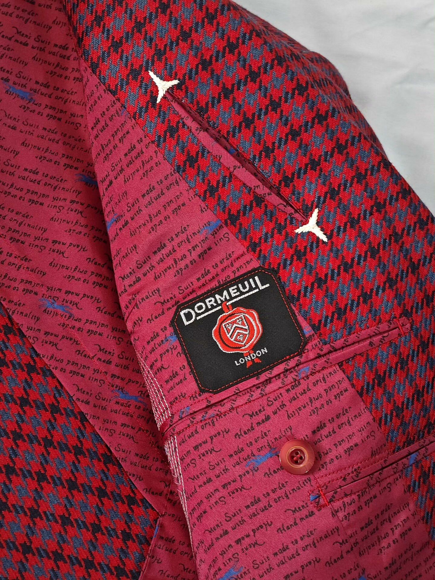 Dormeuil Cashmere and Linen Suit Jacket