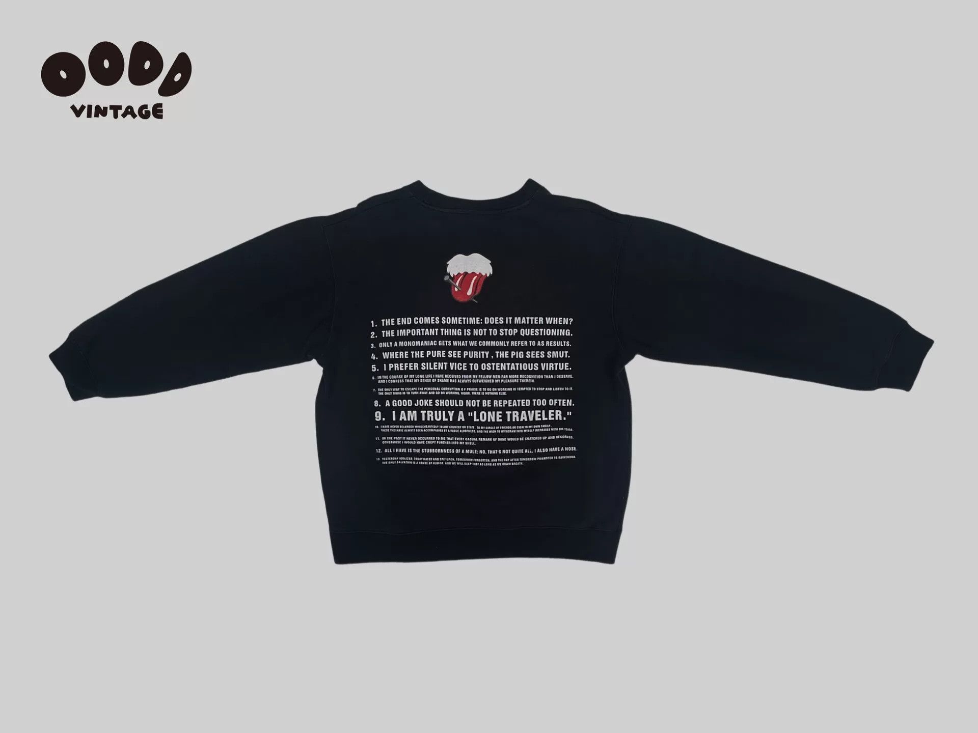Number (N)ine Number (N)ine Rolling Stones Sweatshirt Size US M / EU 48-50 / 2 - 4 Thumbnail