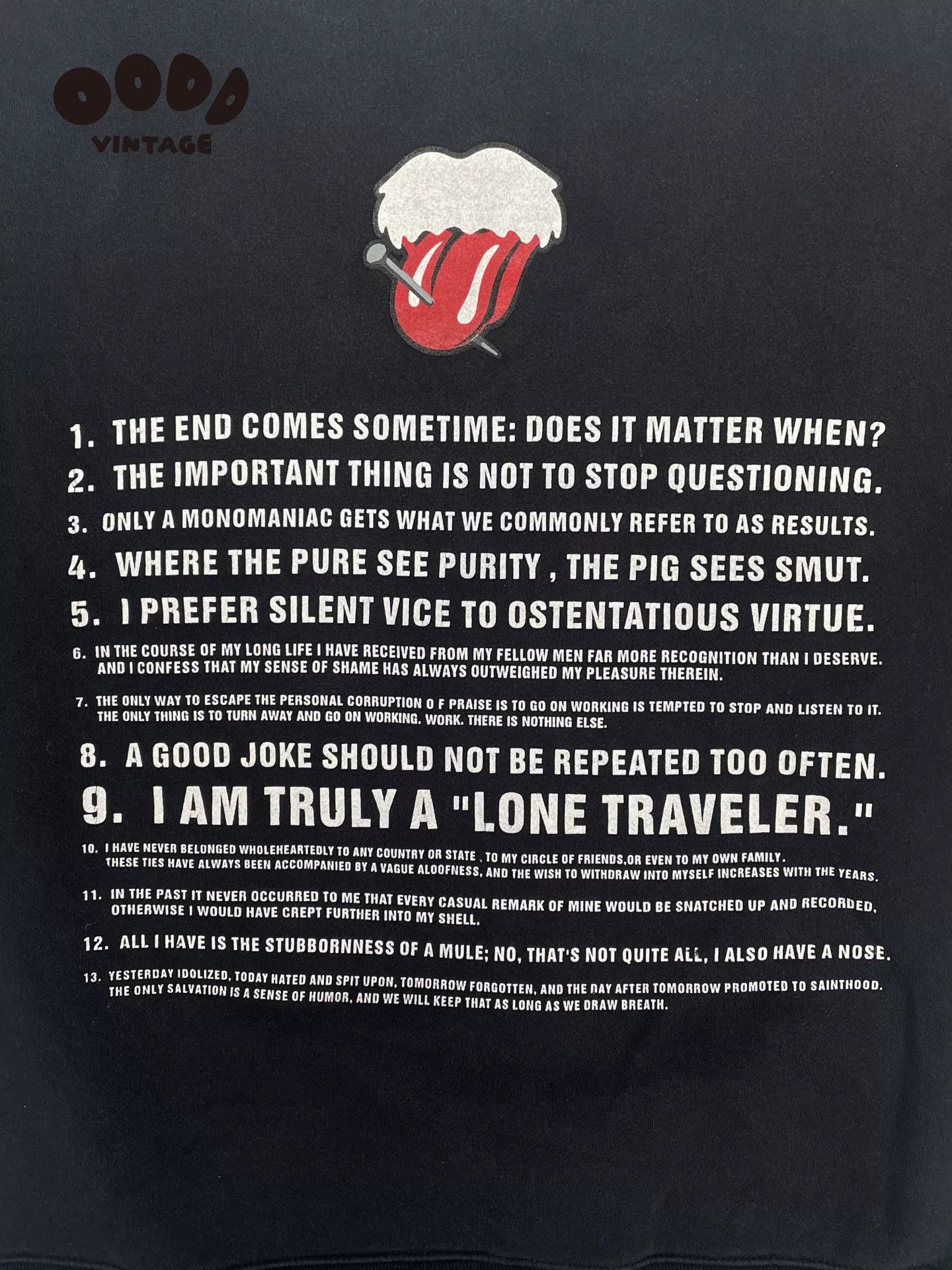 Number (N)ine Number (N)ine Rolling Stones Sweatshirt Size US M / EU 48-50 / 2 - 5 Thumbnail
