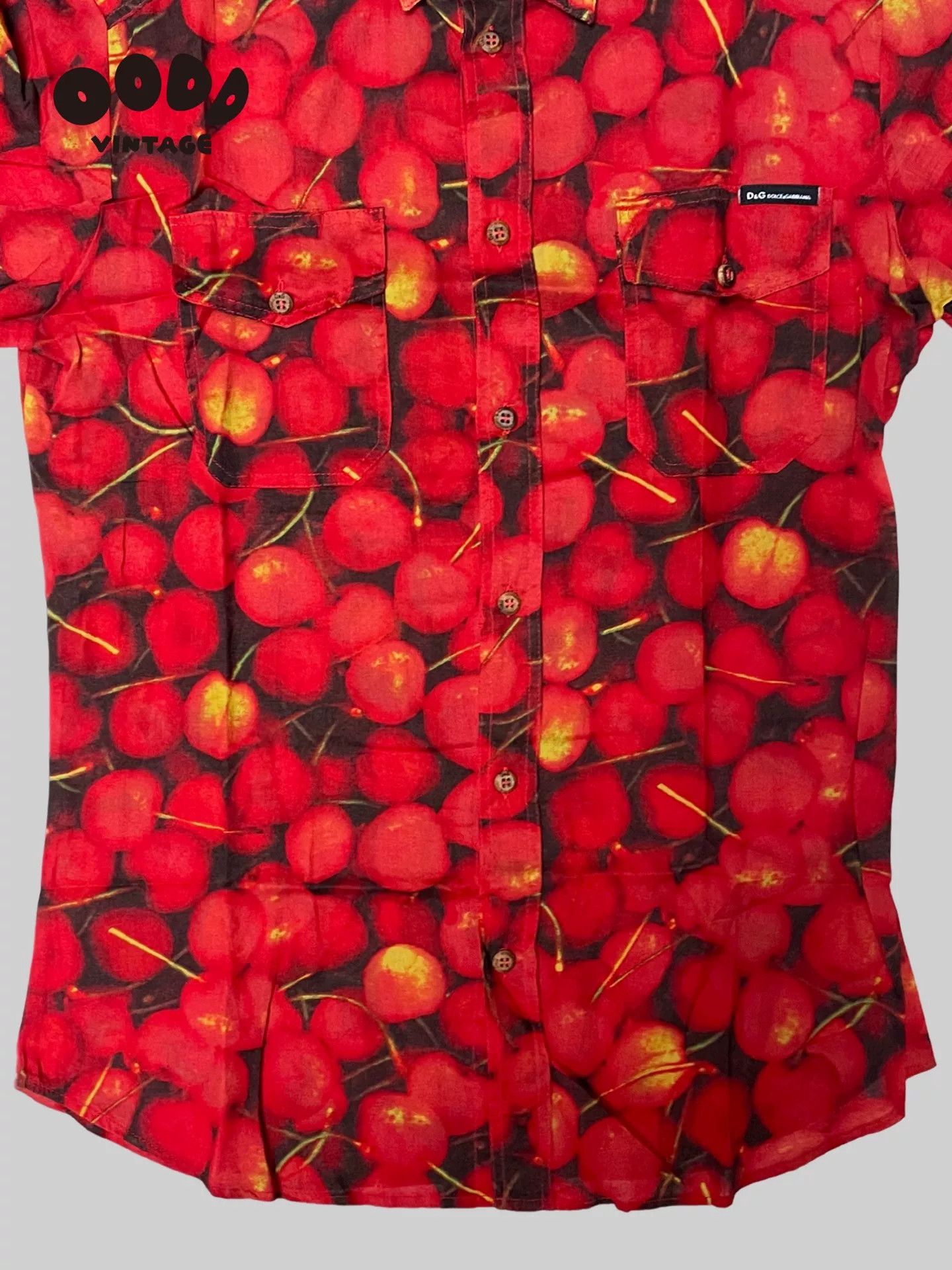 Dolce & Gabbana Dolce & Gabbana Cherry Printed Shirt Size S / US 4 / IT 40 - 3 Thumbnail