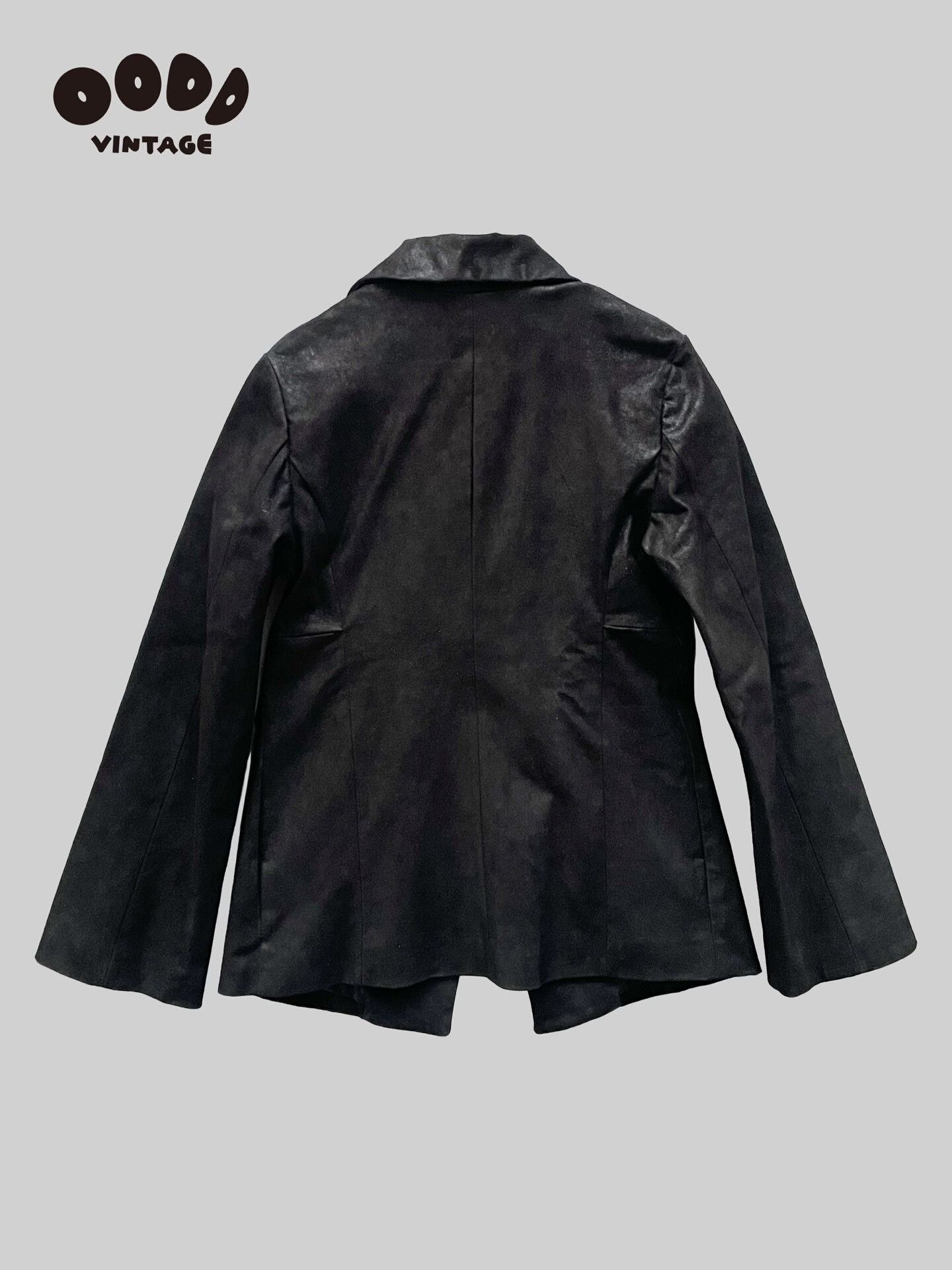 Bajra Black Suede Flare Sleeve Jacket Size M / US 6-8 / IT 42-44 - 2 Thumbnail