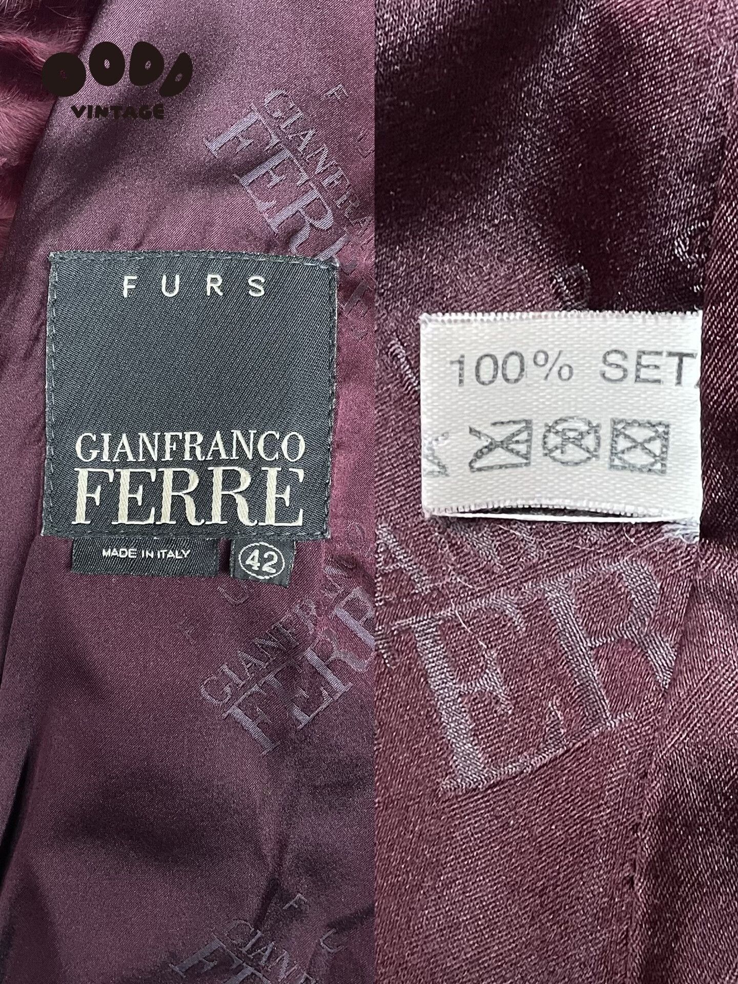 Gianfranco Ferre Gianfranco Ferré Red Mink Fur Jacket Size M / US 6-8 / IT 42-44 - 9 Thumbnail