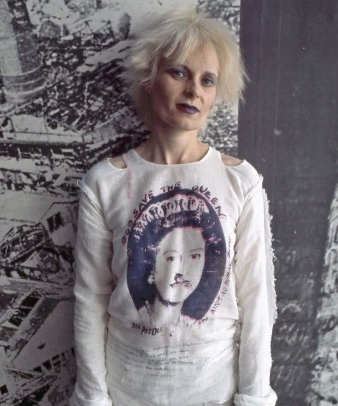 Seditionaries Punk-Inspired Sheer Top with Graphic Print Size M / US 6-8 / IT 42-44 - 8 Thumbnail