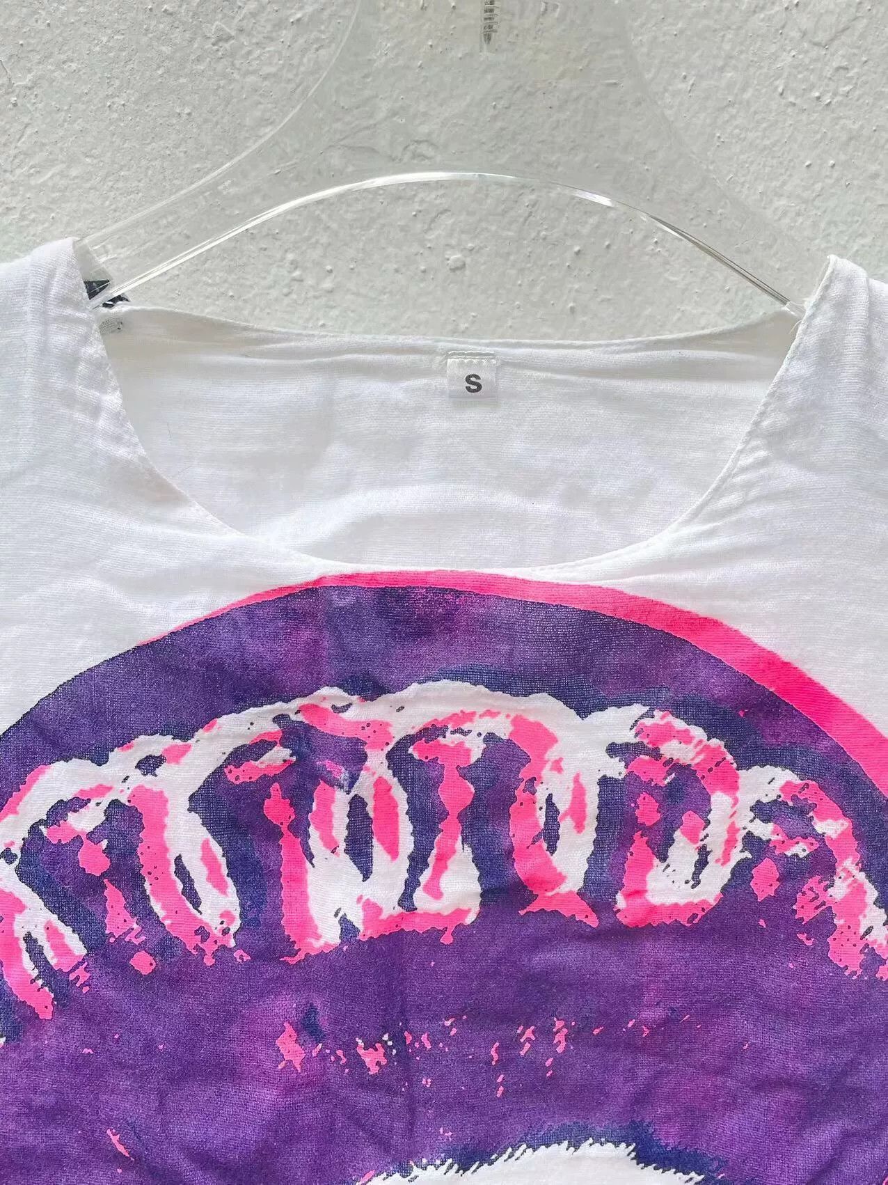 Seditionaries Punk-Inspired Sheer Top with Graphic Print Size M / US 6-8 / IT 42-44 - 2 Thumbnail