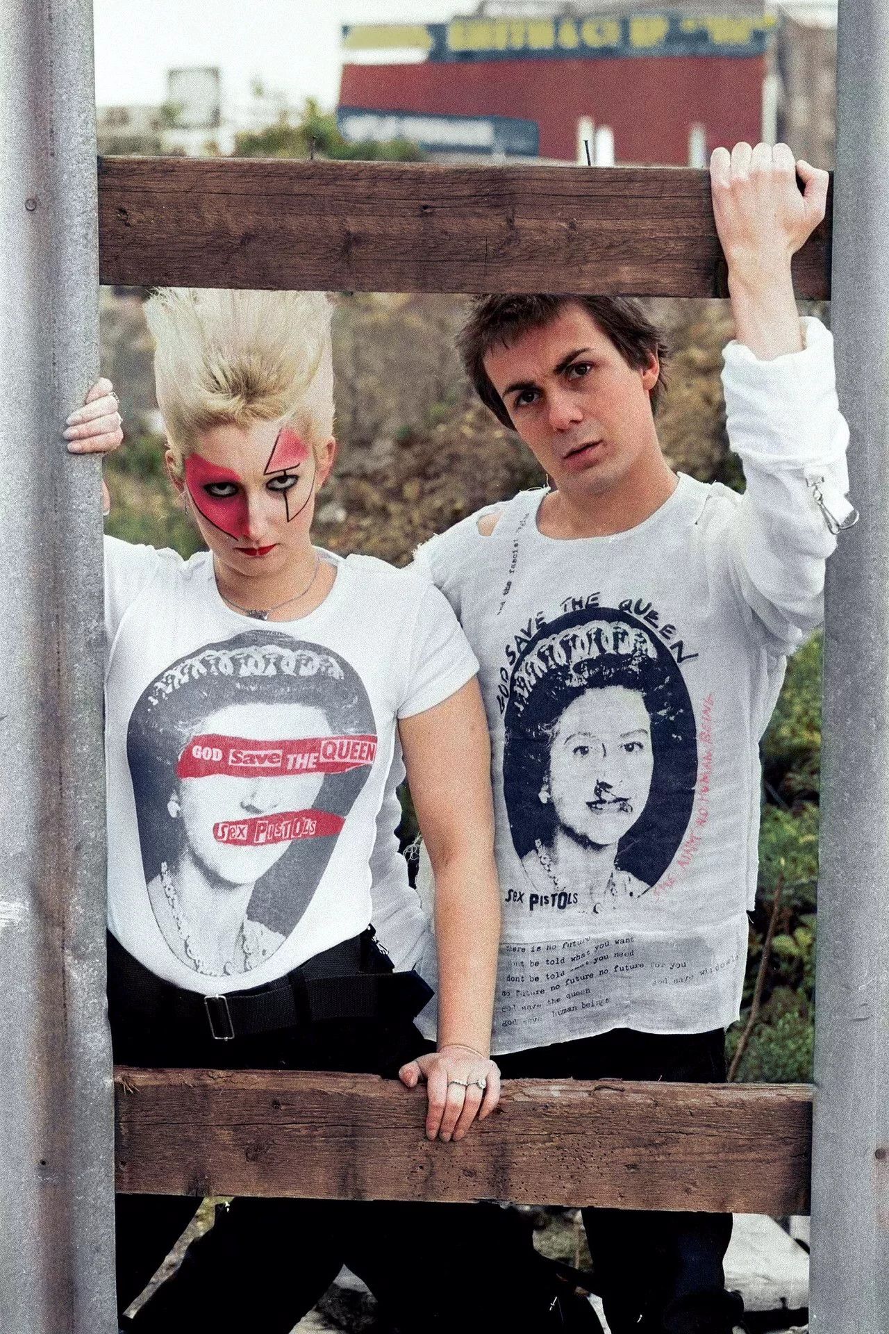 Seditionaries Punk-Inspired Sheer Top with Graphic Print Size M / US 6-8 / IT 42-44 - 9 Thumbnail