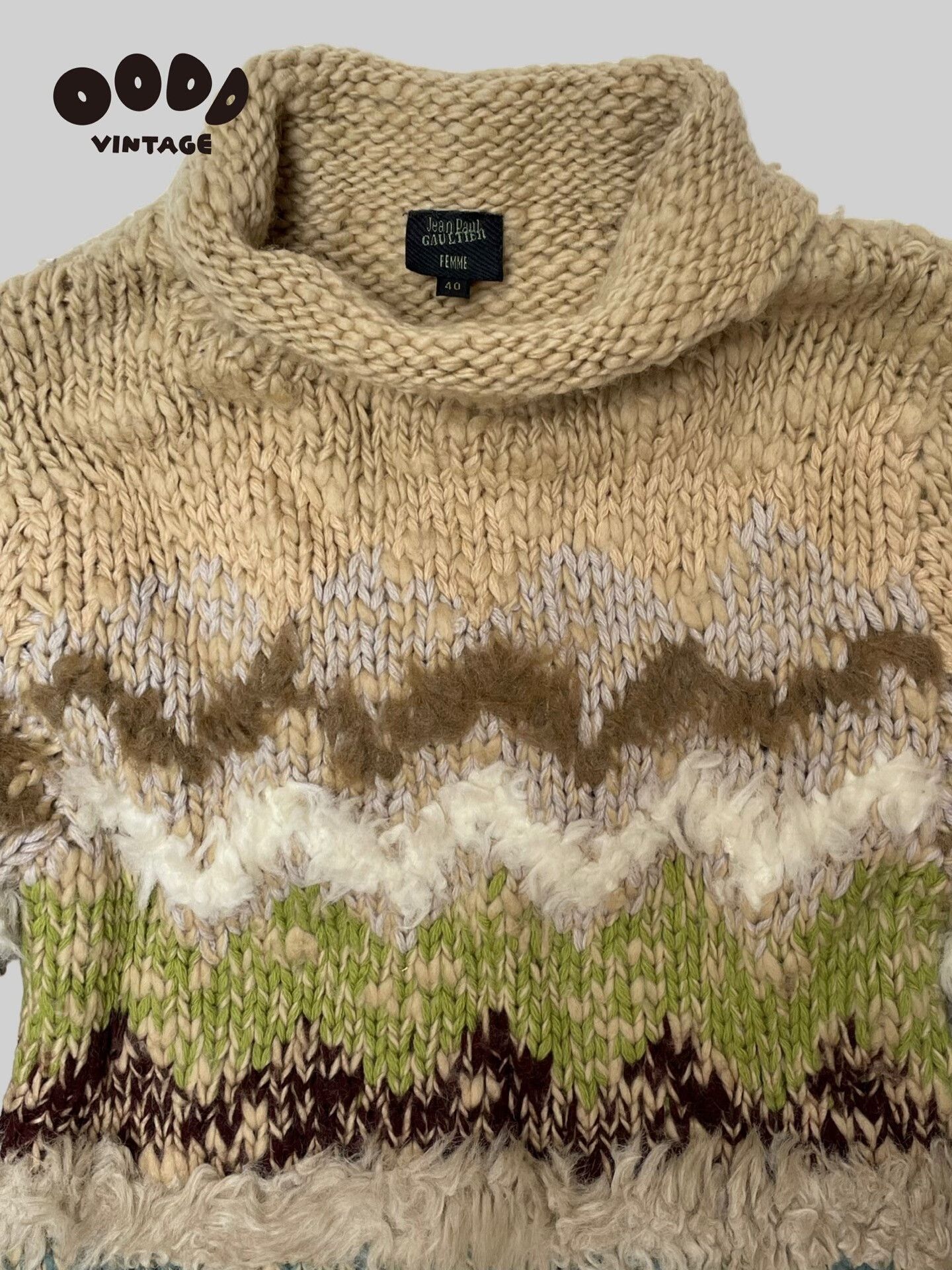 Jean Paul Gaultier Jean Paul Gaultier 90s Striped Sweater Size M / US 6-8 / IT 42-44 - 4 Thumbnail