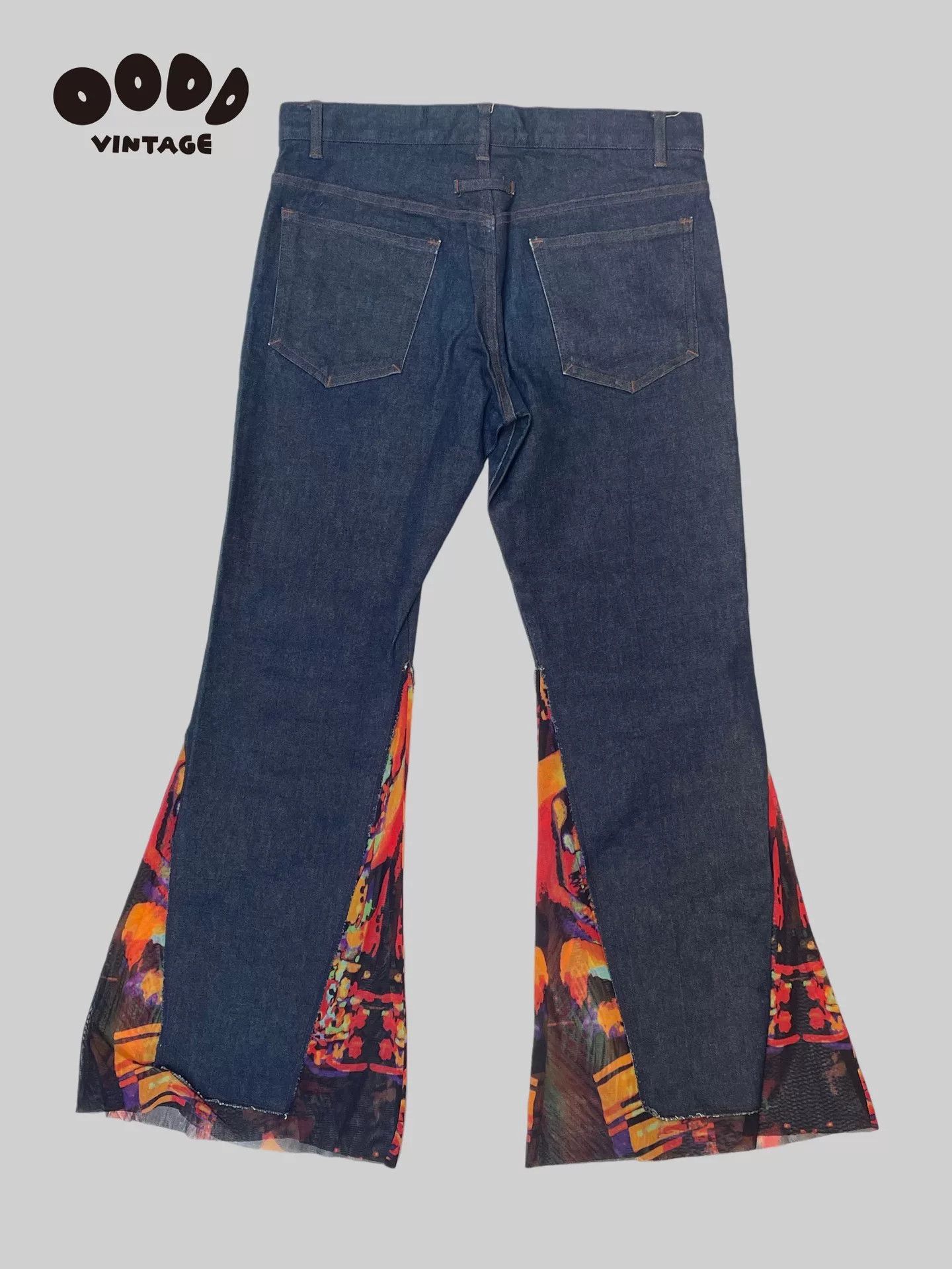 Jean Paul Gaultier Jean Paul Gaultier Wide-Leg Denim Pants Size US 32 / EU 48 - 2 Thumbnail