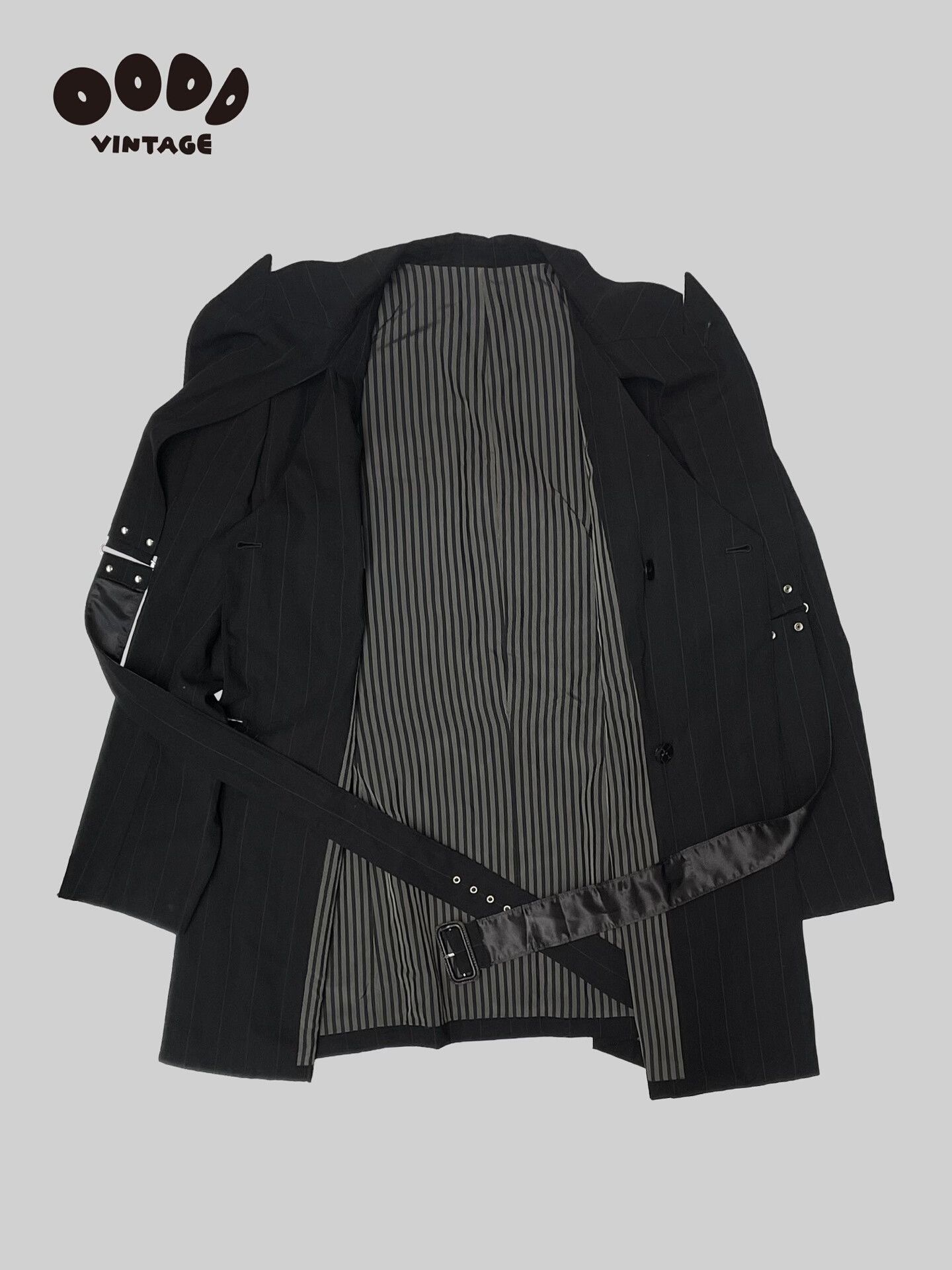 Jean Paul Gaultier Jean Paul Gaultier Striped Wool Suit Size M / US 6-8 / IT 42-44 - 6 Thumbnail
