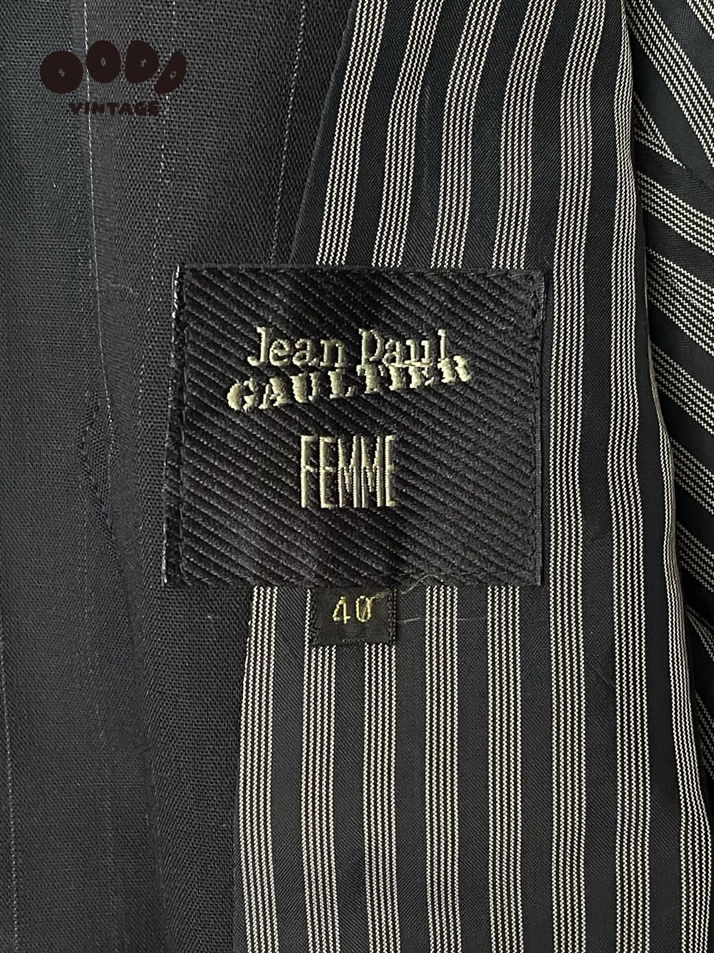 Jean Paul Gaultier Jean Paul Gaultier Striped Wool Suit Size M / US 6-8 / IT 42-44 - 7 Thumbnail