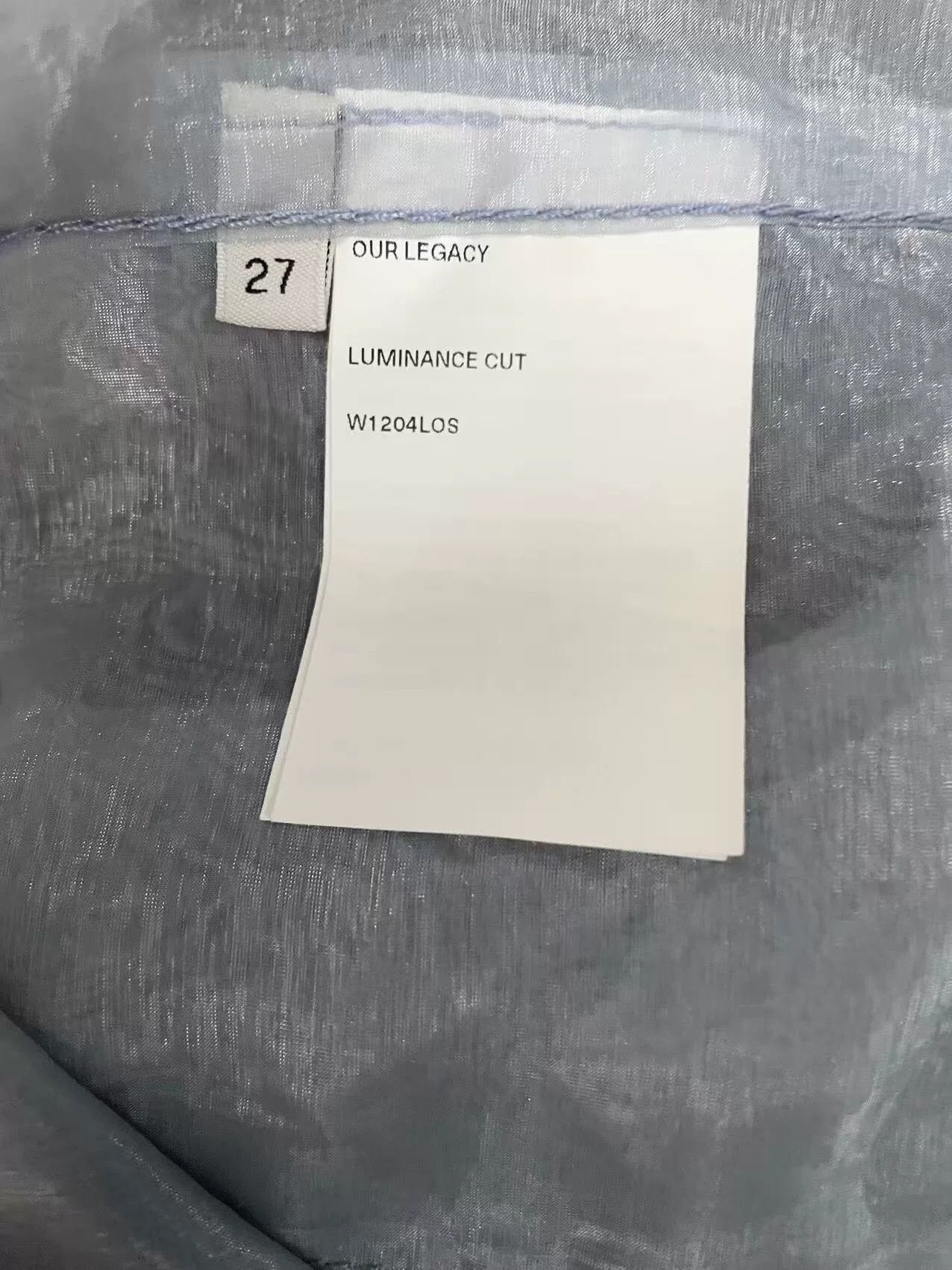 Our Legacy Our Legacy Transparent Denim Pants Size US 32 / EU 48 - 8 Thumbnail