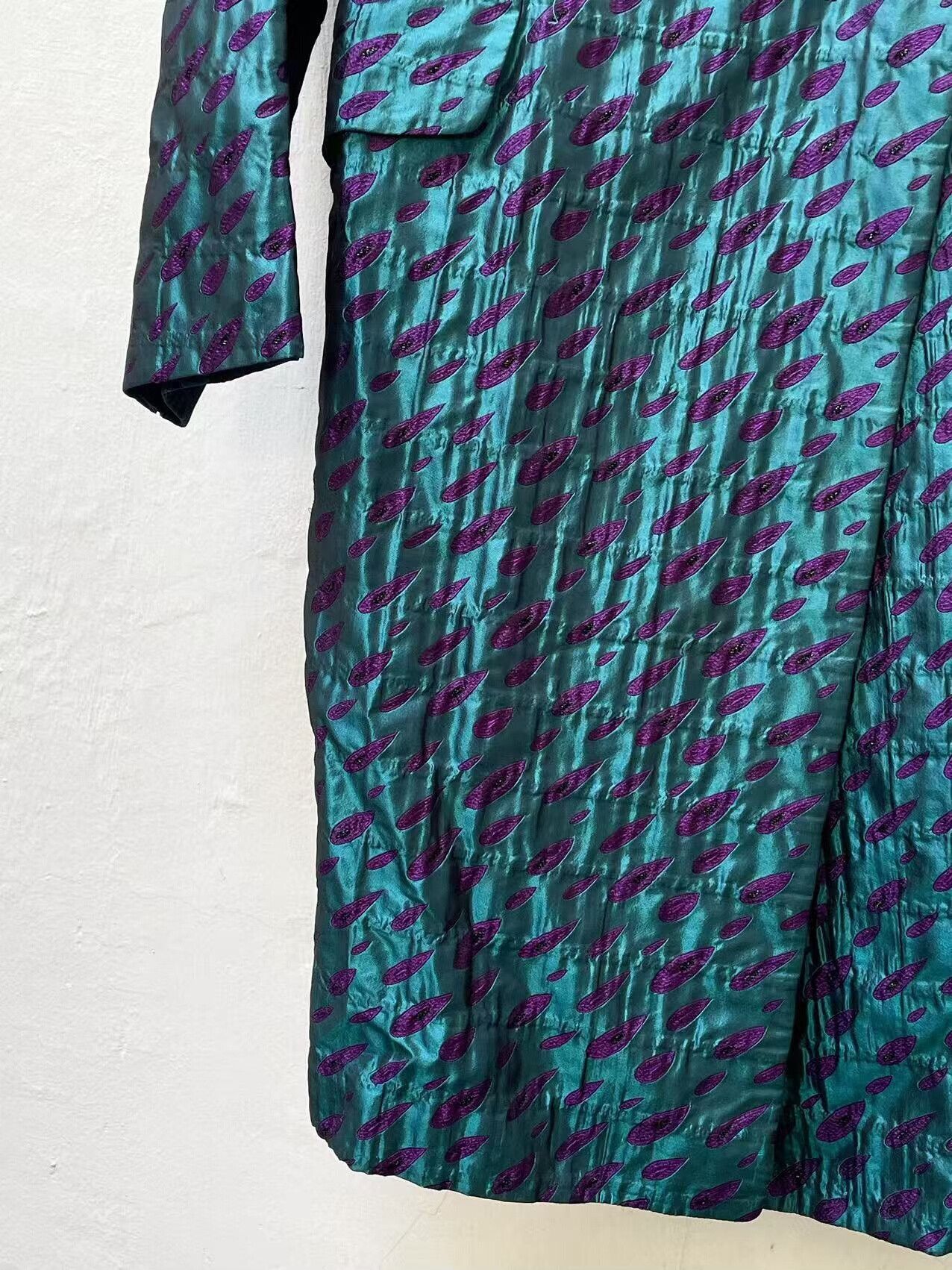 Yoshiyuki Konishi Yoshiyuki Konishi Silk Embroidered Trench Coat Size S / US 4 / IT 40 - 5 Thumbnail