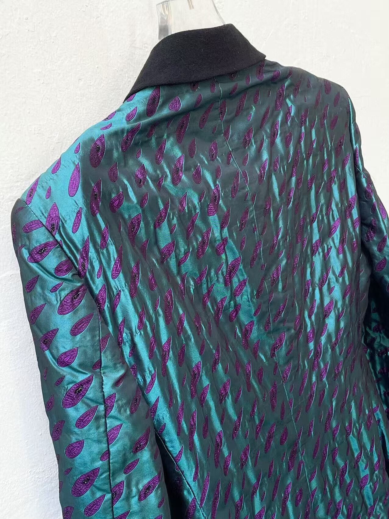 Yoshiyuki Konishi Yoshiyuki Konishi Silk Embroidered Trench Coat Size S / US 4 / IT 40 - 8 Thumbnail