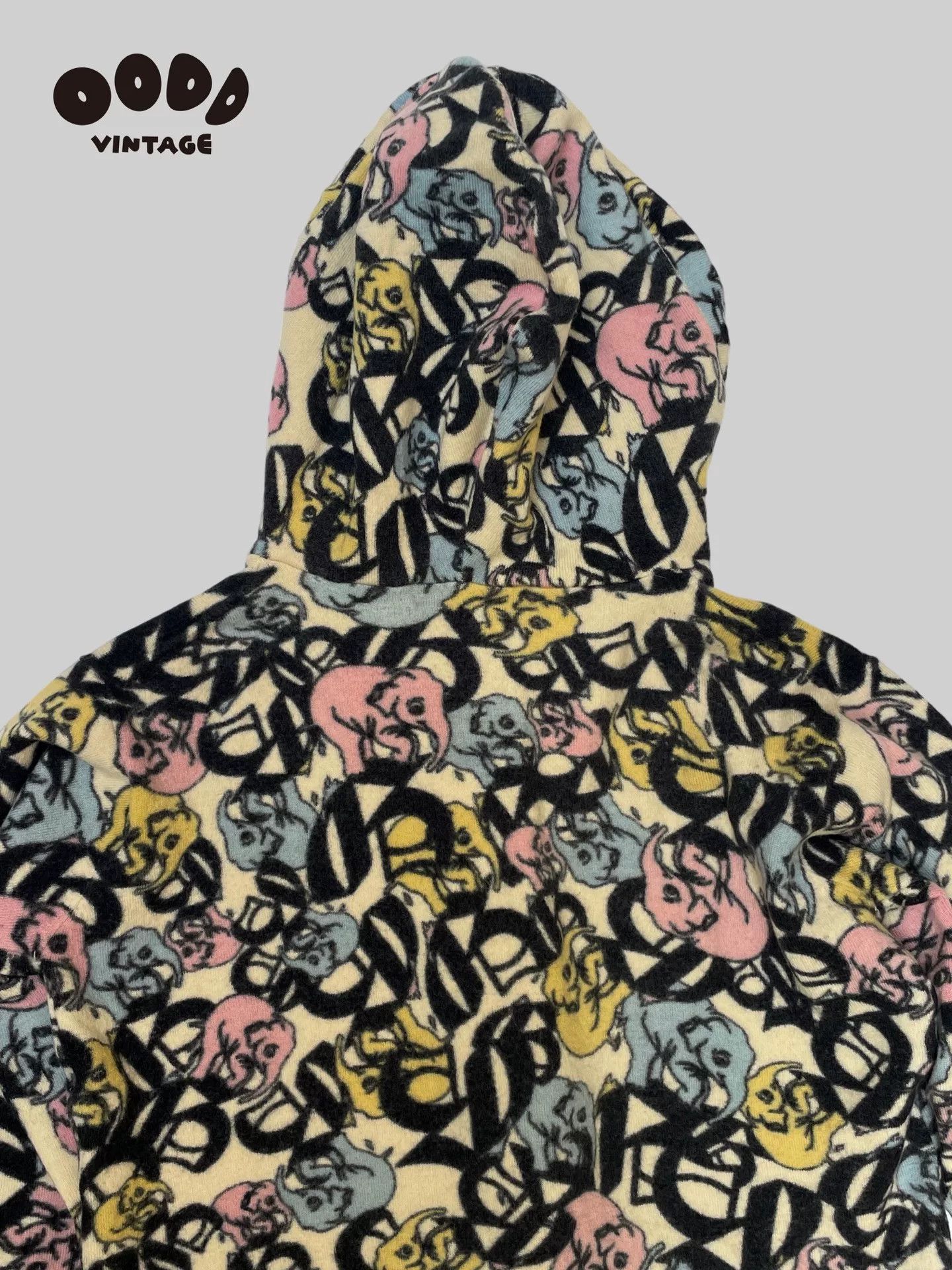 John Galliano John Galliano Elephant Knit Hoodie Size US M / EU 48-50 / 2 - 7 Thumbnail