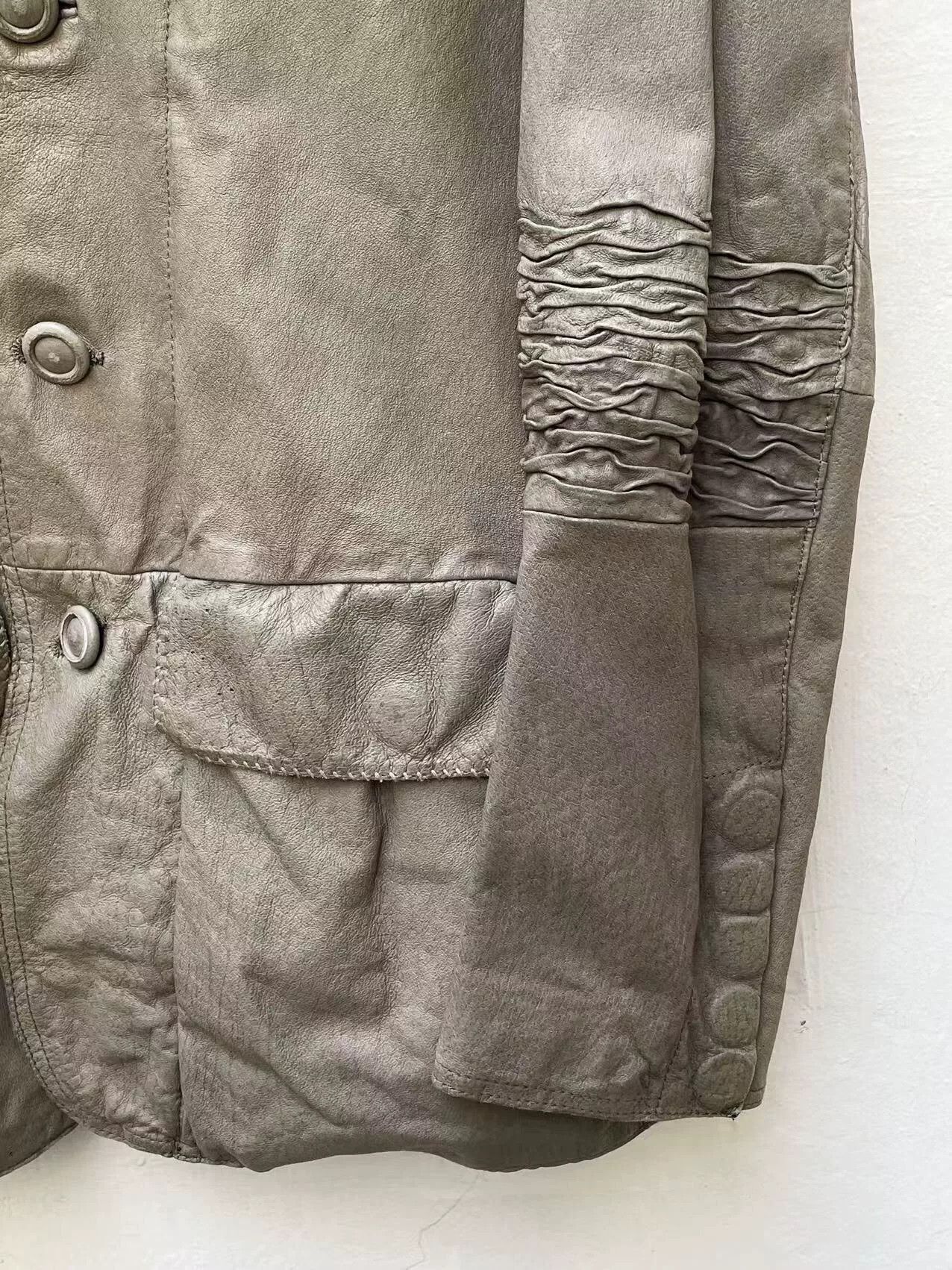 Marithe + Francois Girbaud Marithe Francois Girbaud Leather Jacket Size US M / EU 48-50 / 2 - 2 Thumbnail