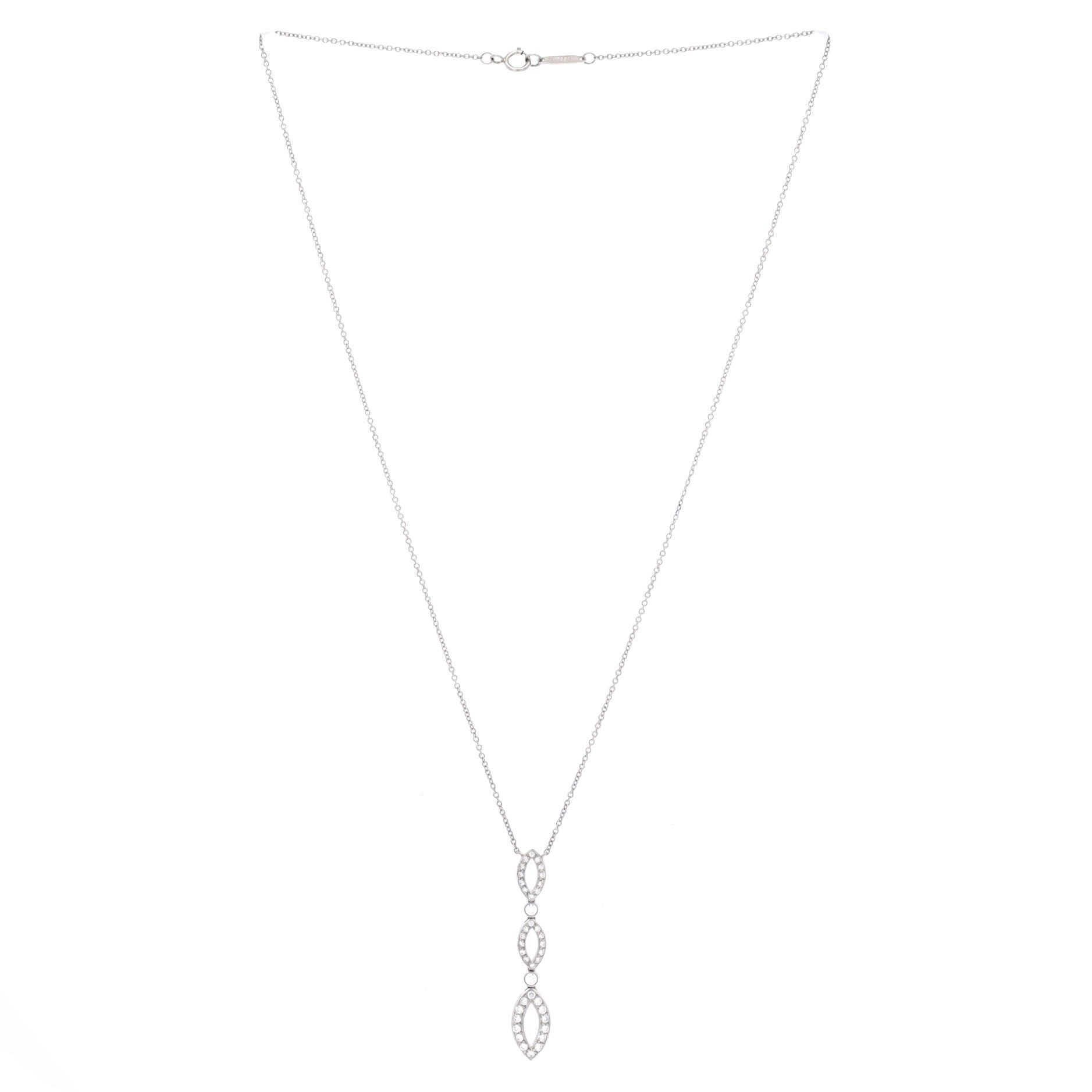 Tiffany & Co. Jazz Swing Drop Pendant Necklace Size ONE SIZE - 2 Thumbnail