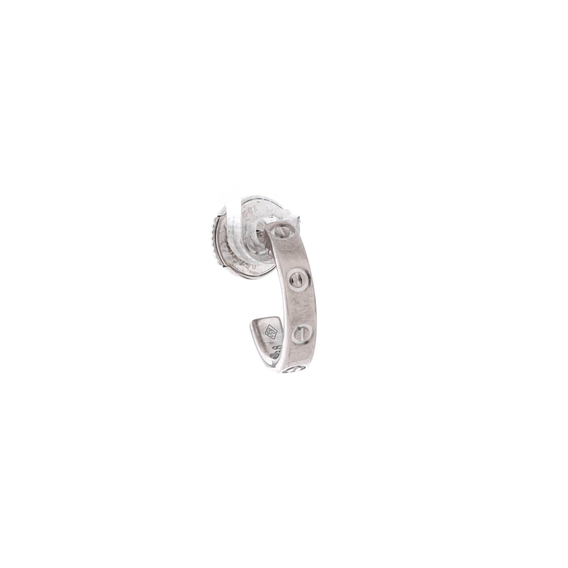 Cartier Love Hoop Earrings Size ONE SIZE - 2 Thumbnail