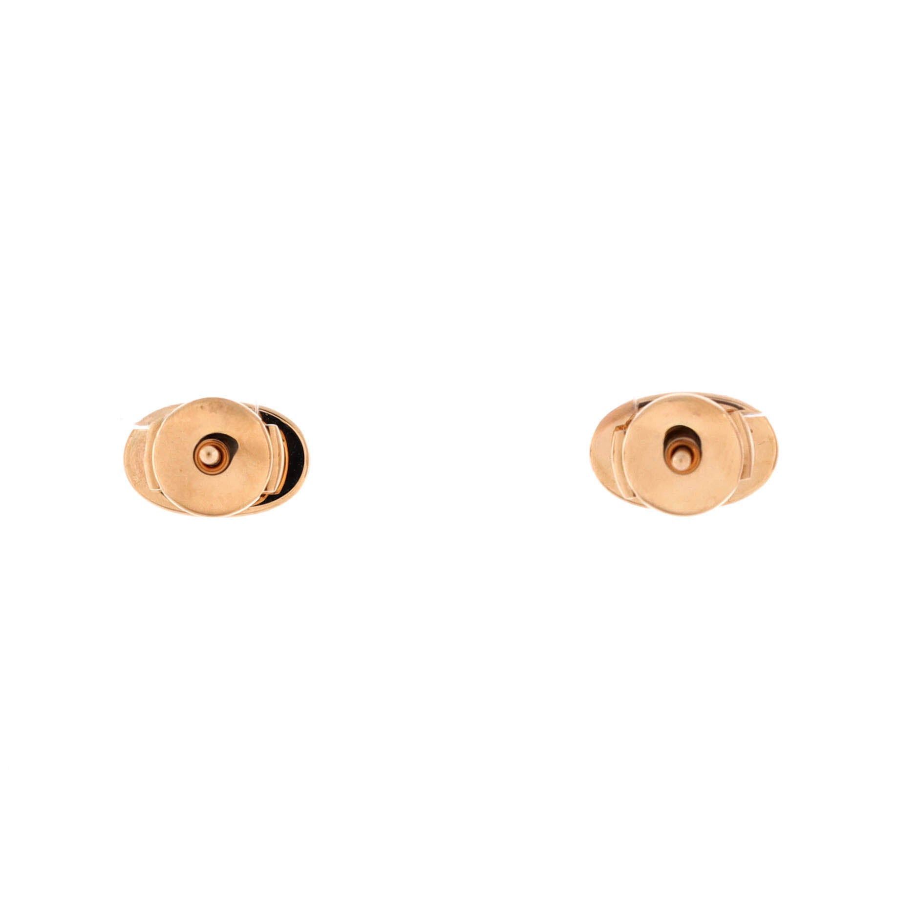 Hermes Chaine d'Ancre Contour Stud Earrings Size ONE SIZE - 3 Thumbnail