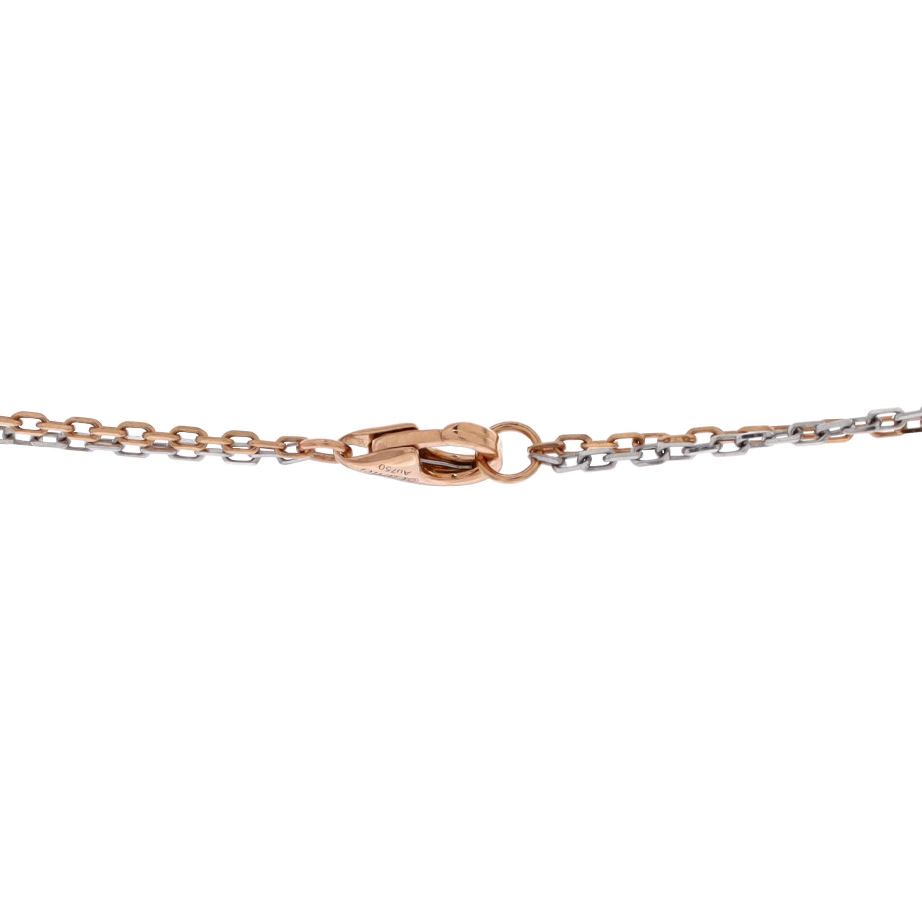 Cartier Love 3 Ring Pendant Necklace Size ONE SIZE - 3 Thumbnail