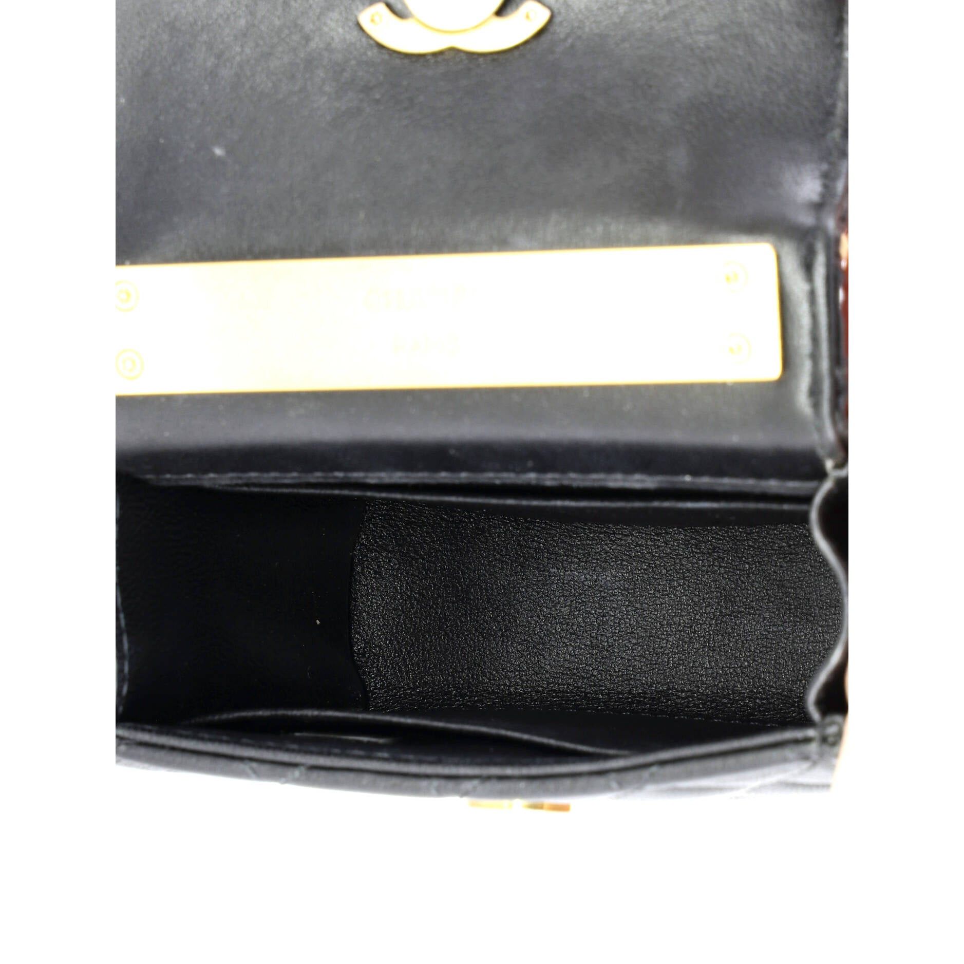 Chanel Coco Enamel Top Handle Flap Bag Size ONE SIZE - 5 Thumbnail