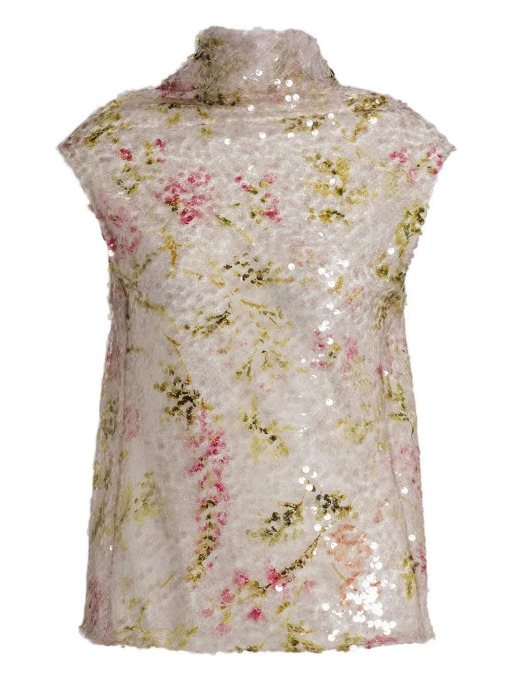 Alberta Ferretti PRINTED SEQUINS SHIRT Size M / US 6-8 / IT 42-44 - 4 Thumbnail