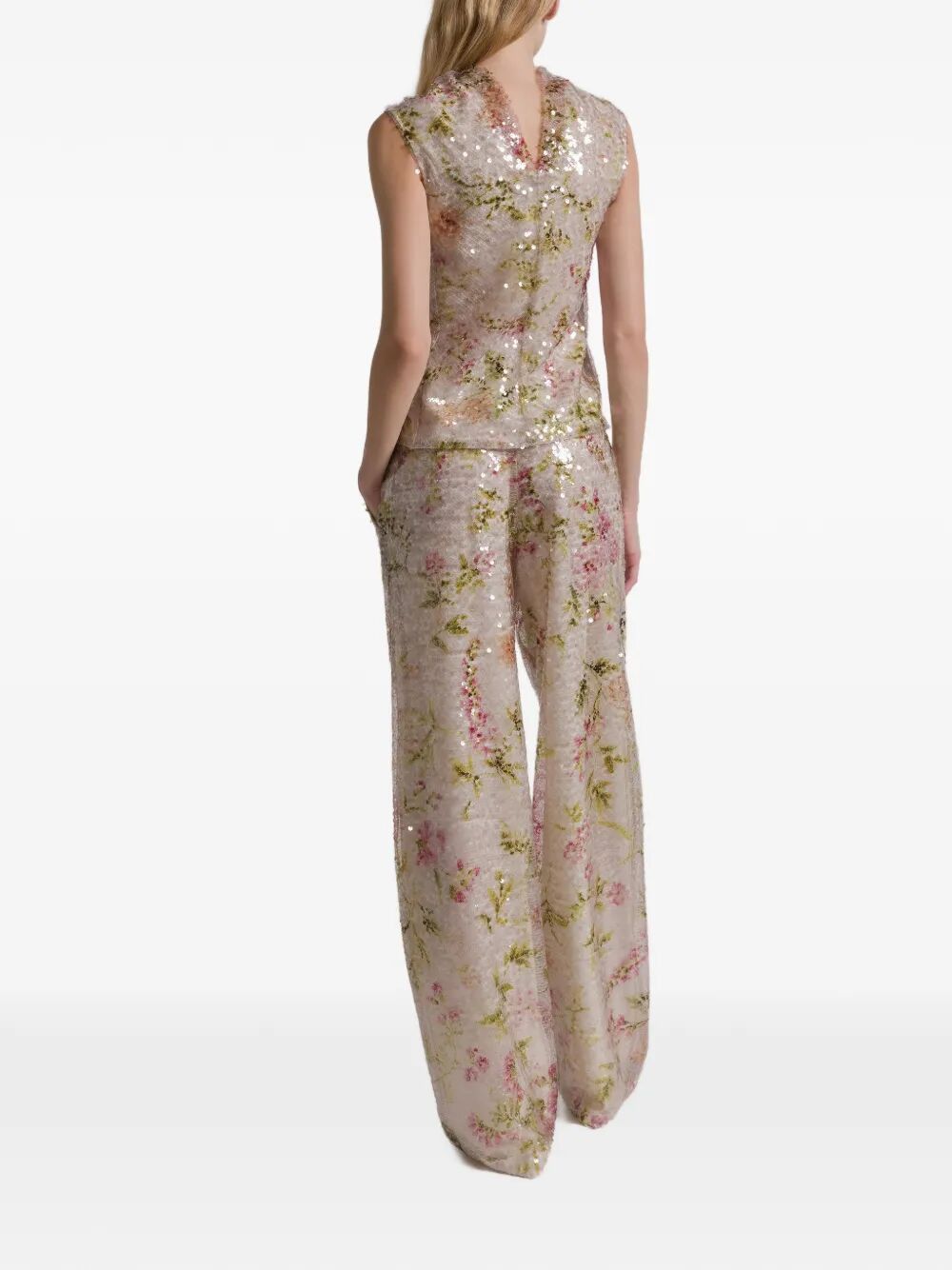 Alberta Ferretti PRINTED SEQUINS SHIRT Size M / US 6-8 / IT 42-44 - 7 Thumbnail