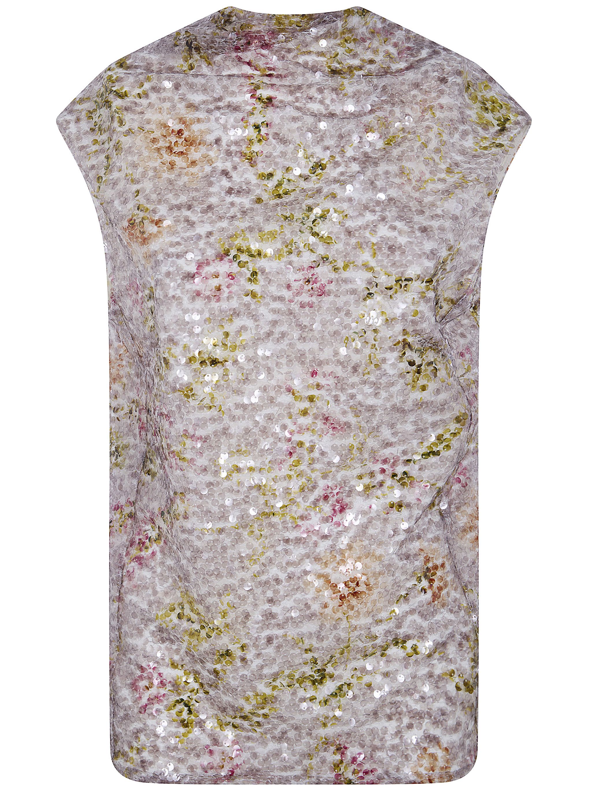 Alberta Ferretti PRINTED SEQUINS SHIRT Size M / US 6-8 / IT 42-44 - 2 Thumbnail