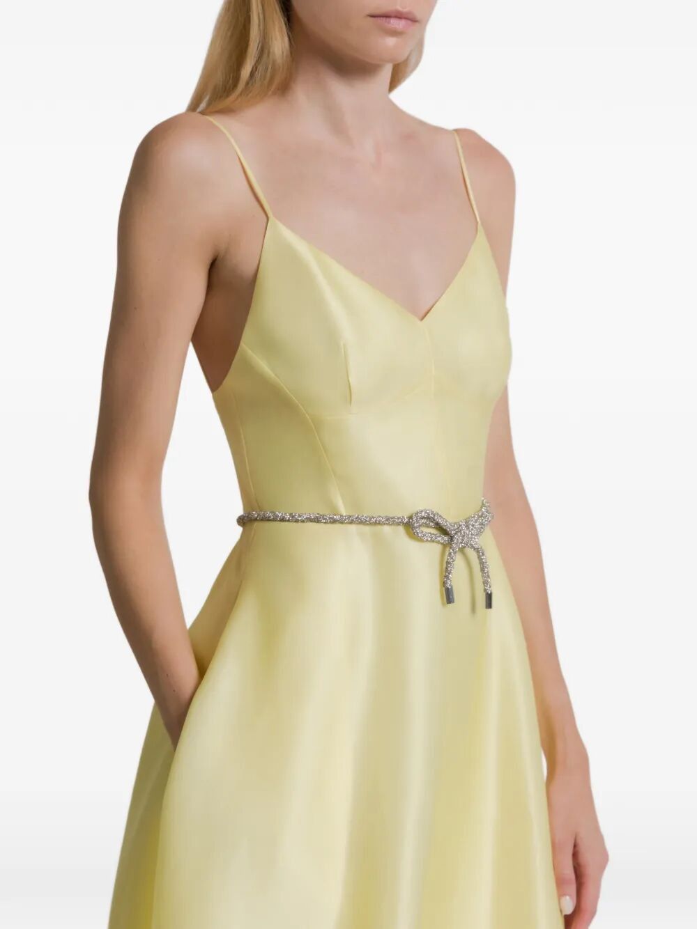 Alberta Ferretti TRIPLE ORGANZA MIDI ROUND DRESS Size M / US 6-8 / IT 42-44 - 7 Thumbnail