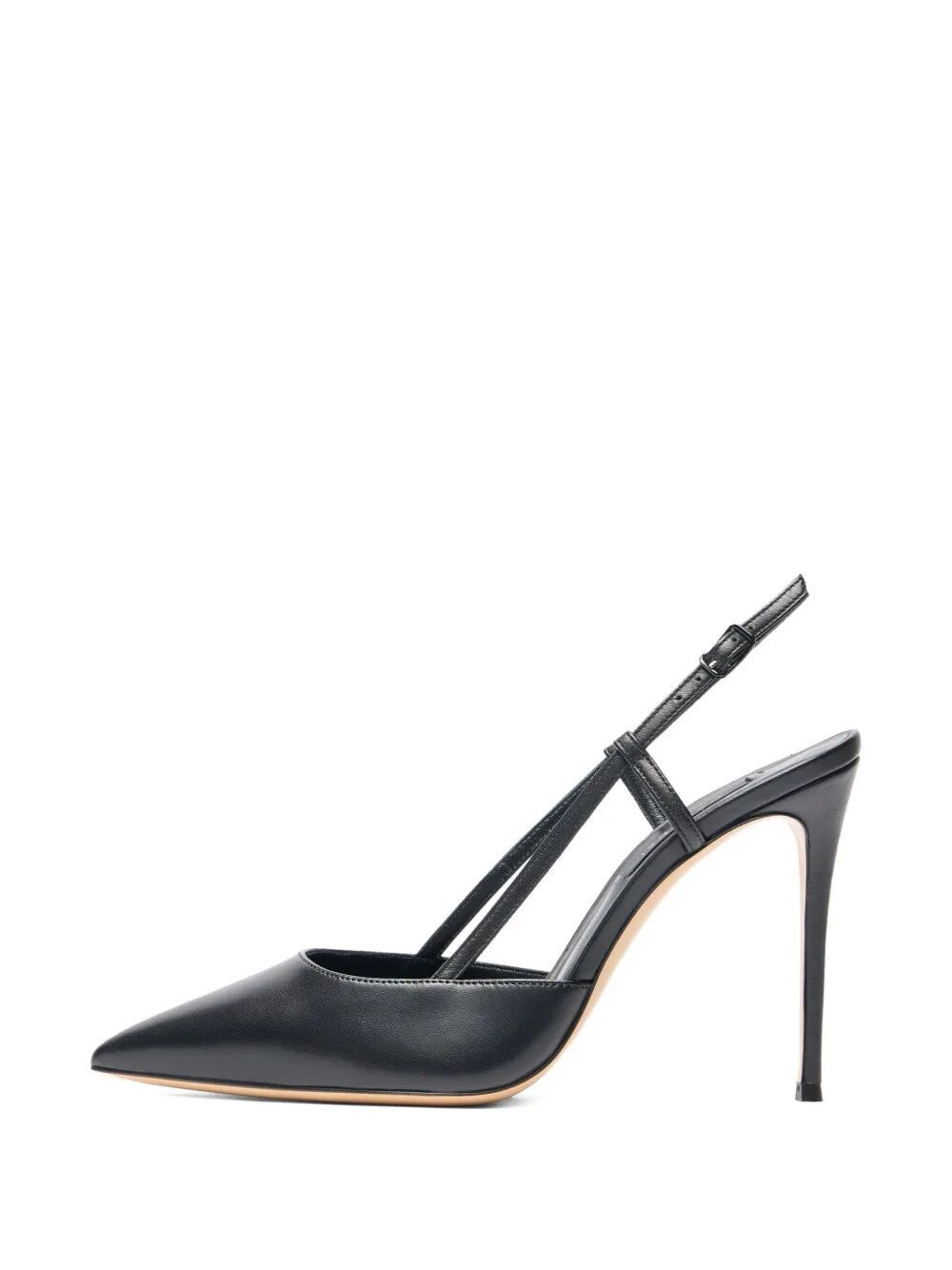 Casadei "JULIA" JOLLY MINORCA LEATHER SLINGBACK T. 110 Size US 8 / IT 38 - 3 Thumbnail