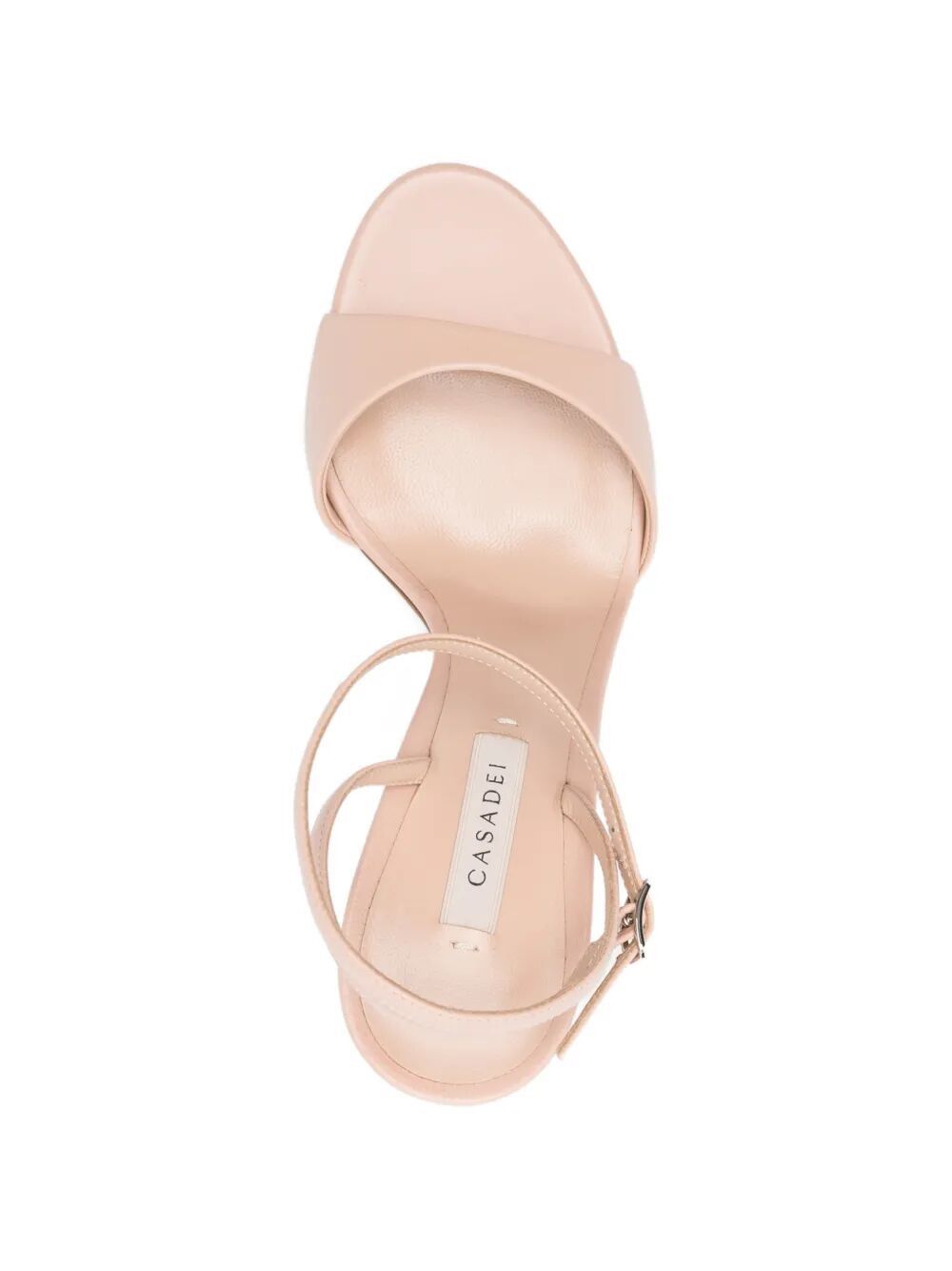 Casadei "JULIA" JOLLY MINORCA LEATHER SANDALS T. 110 Size US 8 / IT 38 - 3 Thumbnail