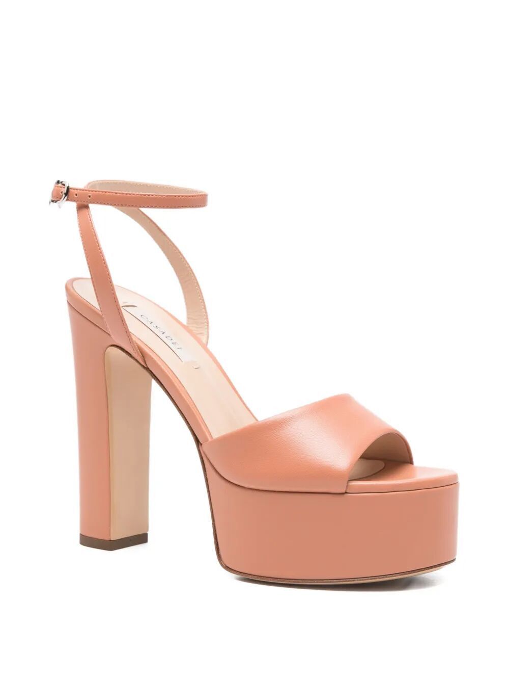 Casadei "PATTY" MINORCA LEATHER SANDALS T.130 Size US 10 / IT 40 - 4 Thumbnail