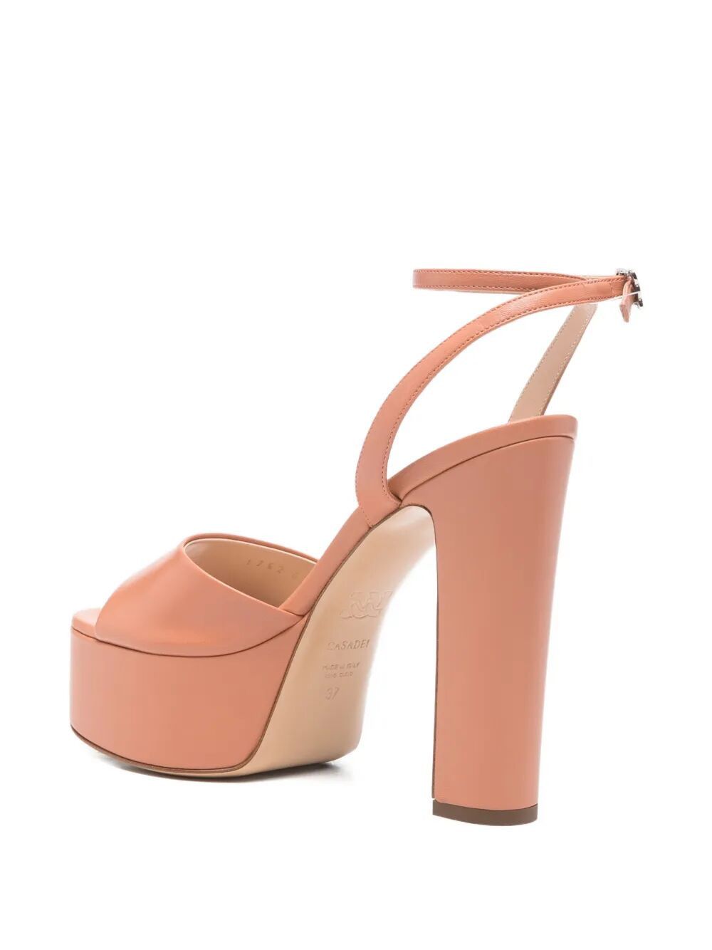 Casadei "PATTY" MINORCA LEATHER SANDALS T.130 Size US 10 / IT 40 - 3 Thumbnail