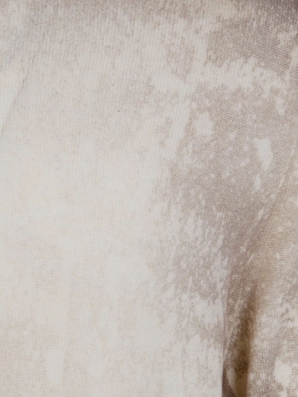 Avant Toi "SHELLEY" MARBLE EFFECT LIGHT CASHMERE REVERSIBLE ROUNDNECK PULLOVER Size US XL / EU 56 / 4 - 5 Thumbnail