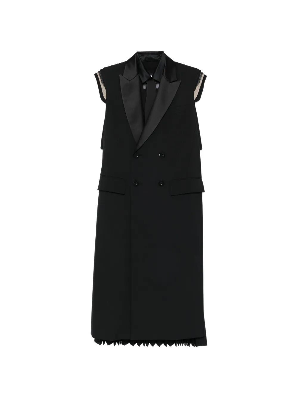 Sacai SUITING VEST Size L / US 10 / IT 46 - 4 Thumbnail