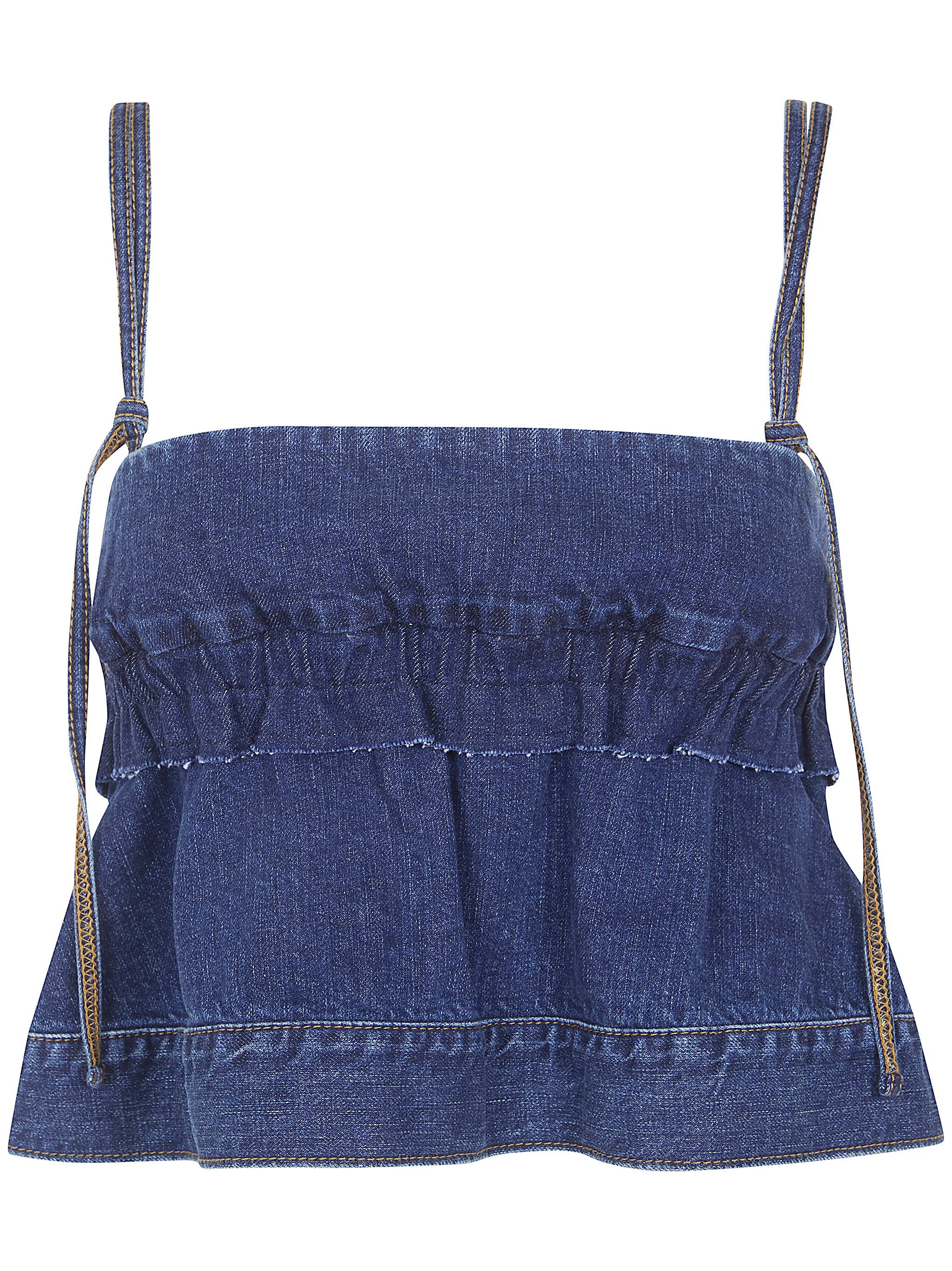 Sacai DENIM PULLOVER SWEATER Size S / US 4 / IT 40 - 6 Thumbnail